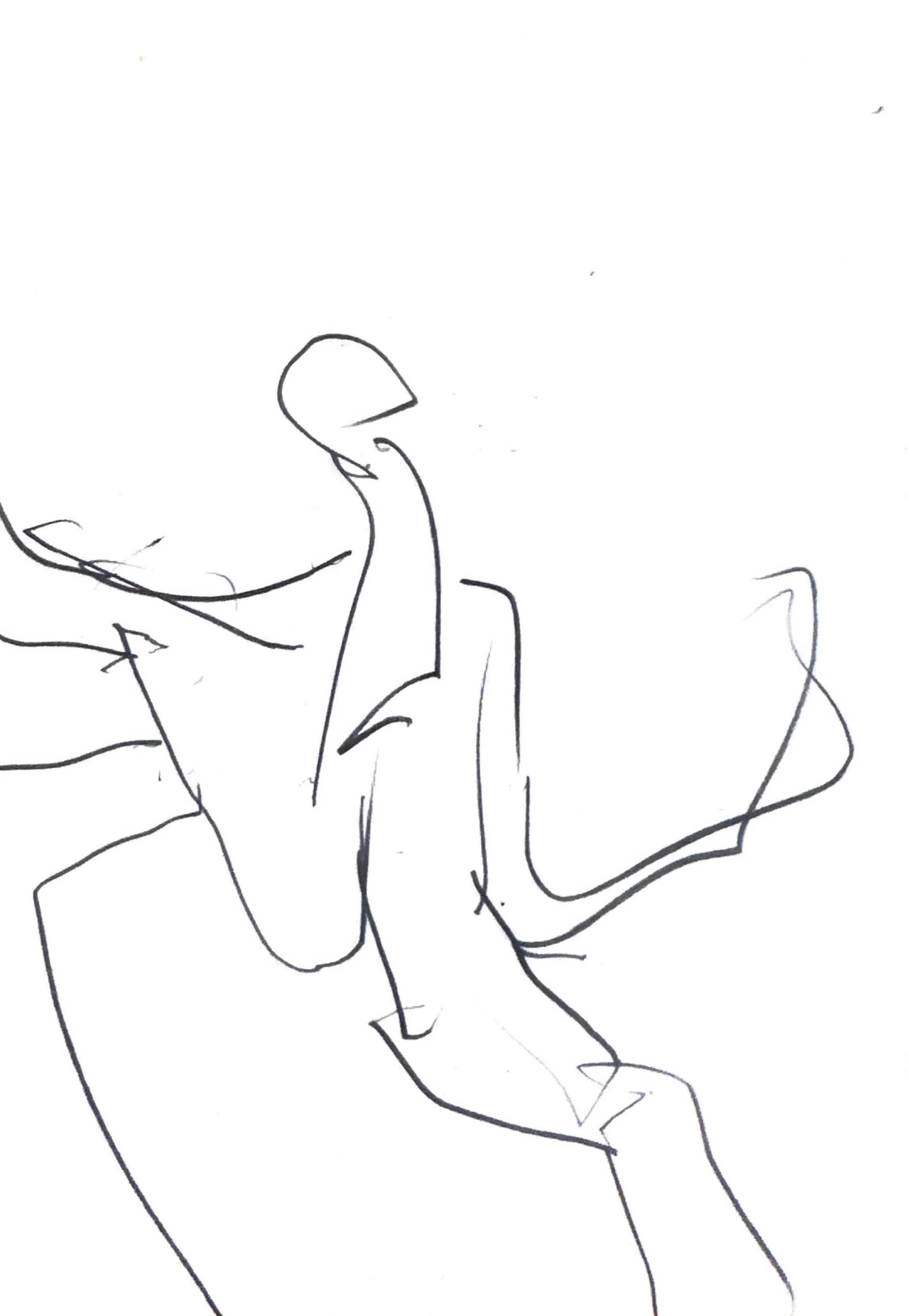 Untitled (PH2), 2025. Graphite on paper, A5 