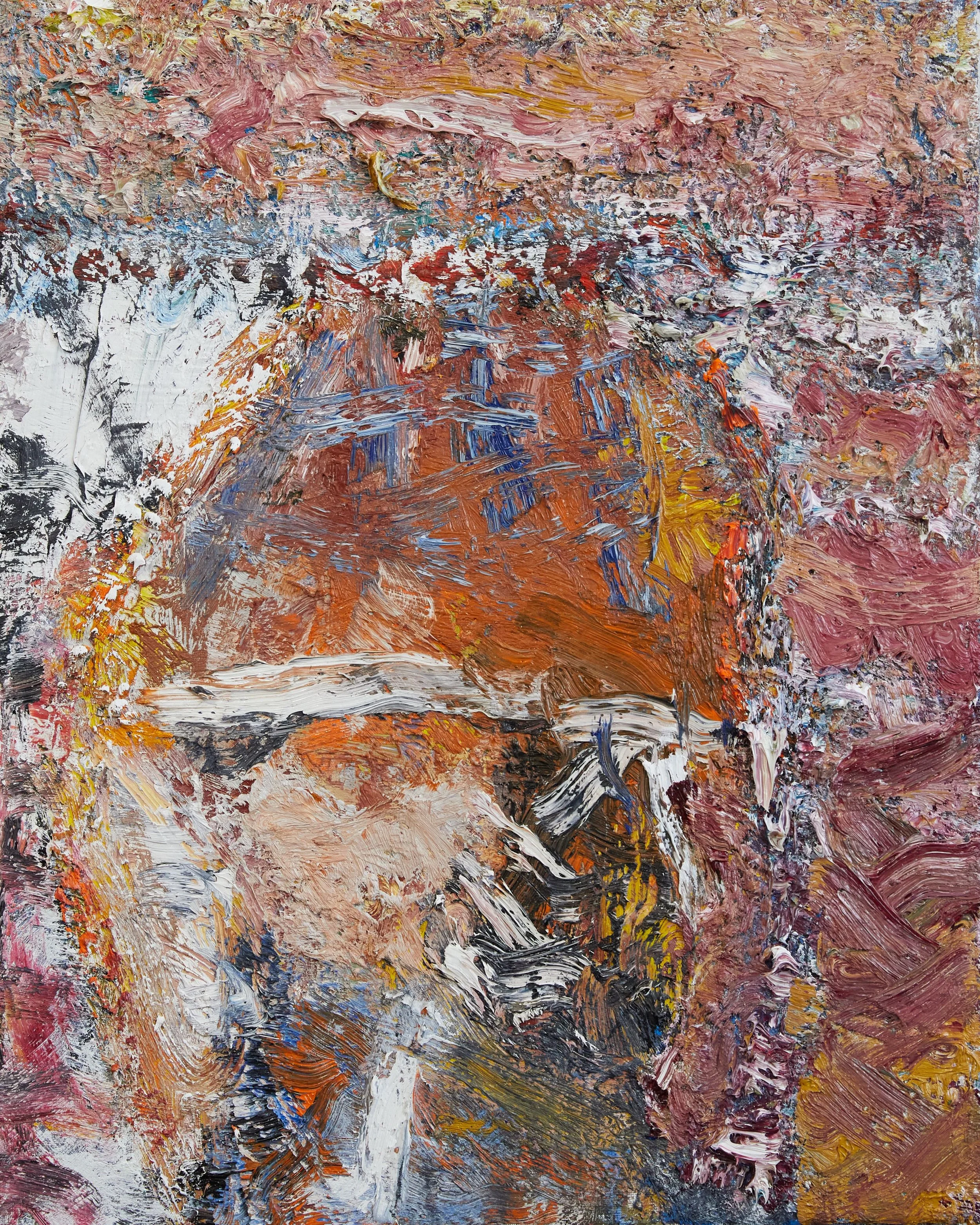 Head 1, 2024. Oil on canvas, 50 x 40cm (private collection)