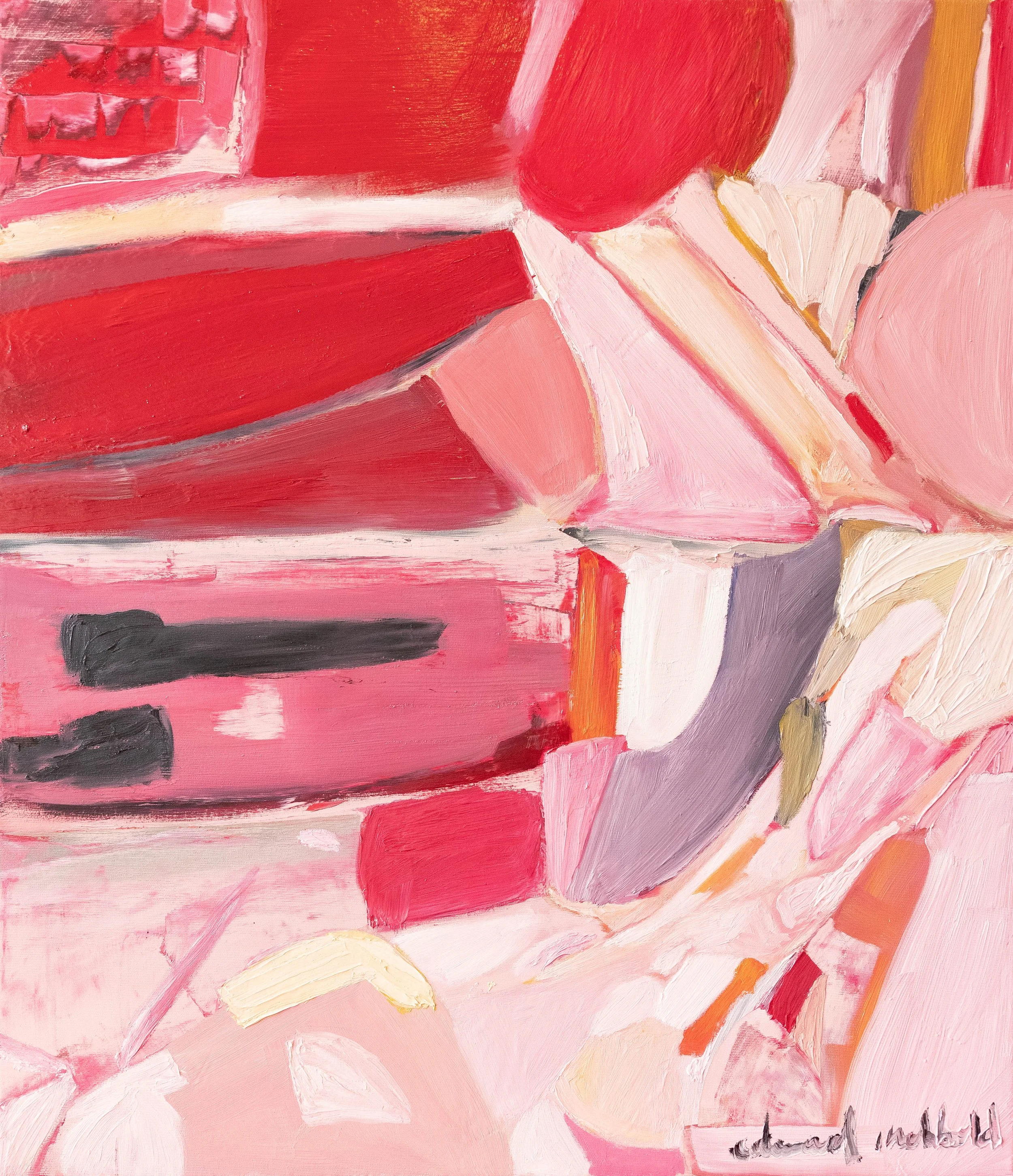 6pm, 2021. Oil on canvas, 75 x 61cm  (private collection)