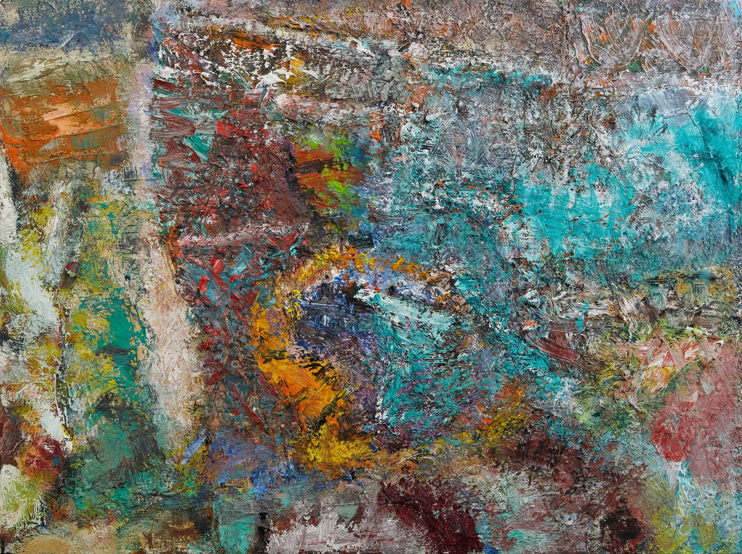 Rope, 2023-24. Oil on canvas, 76 x 100cm (private collection)