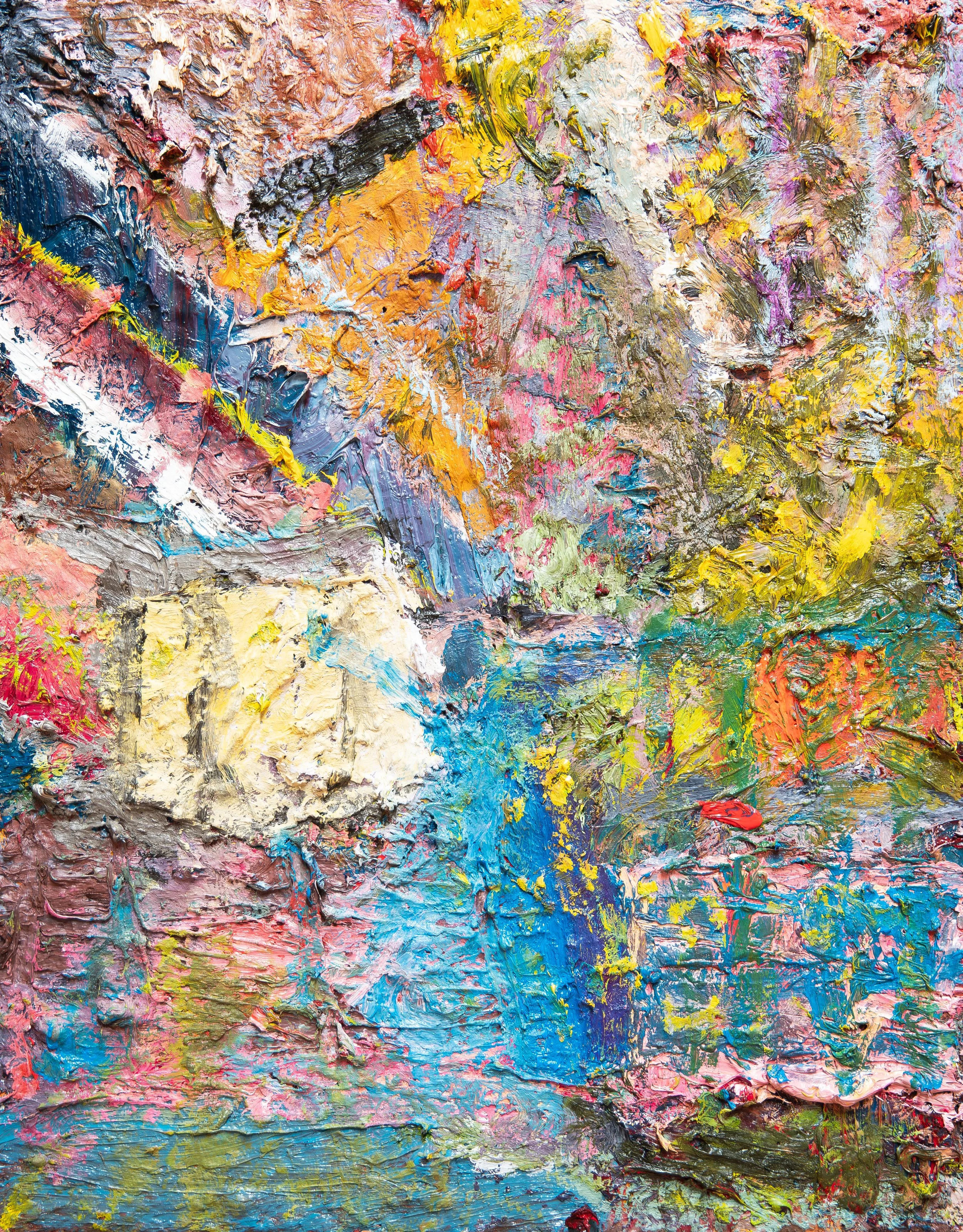 Can't hardly paint my Mouse, 2024-25. Oil and wax on canvas, 60 x 48cm (private collection)