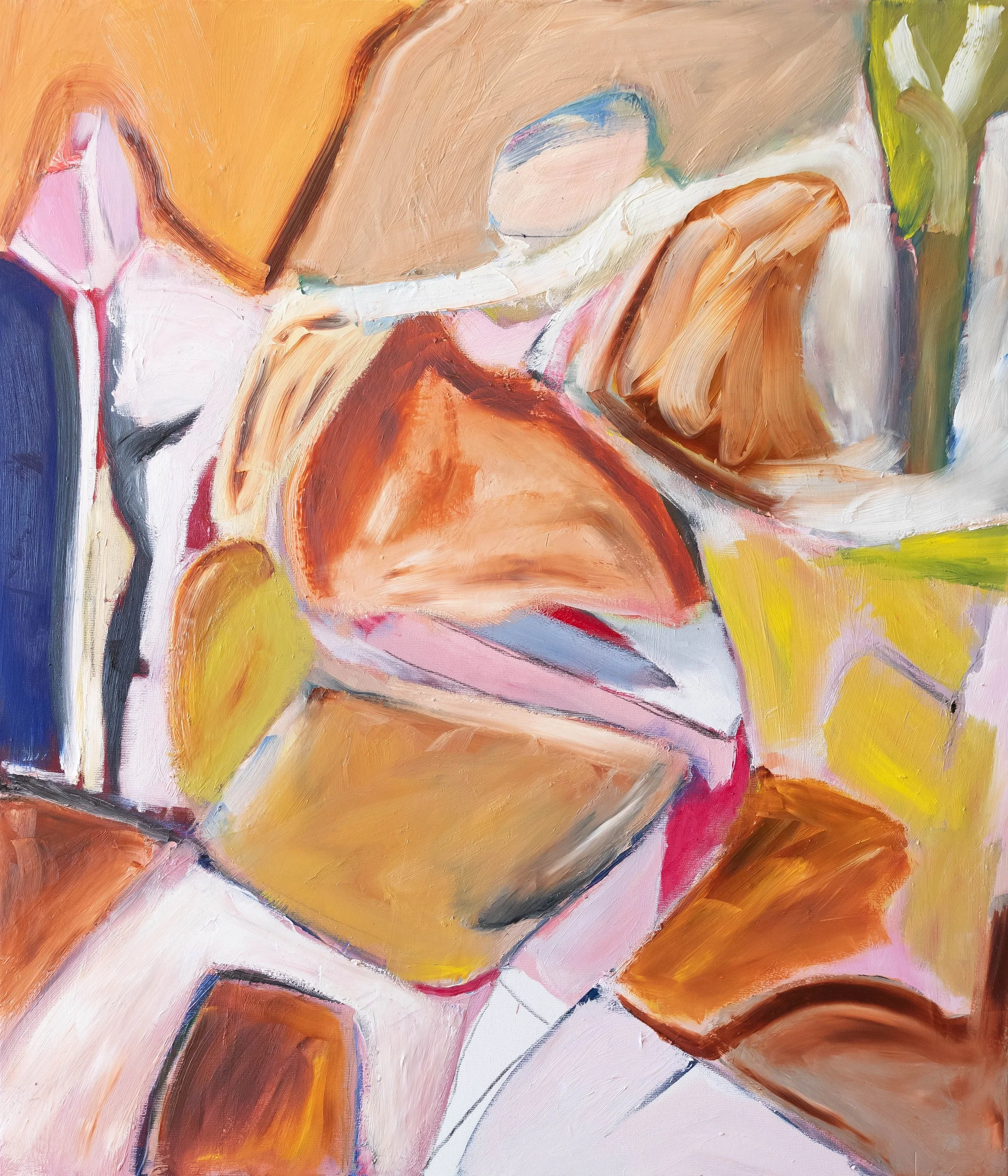 Saturday, 2021. Oil on canvas, 75 x 61cm  (private collection)