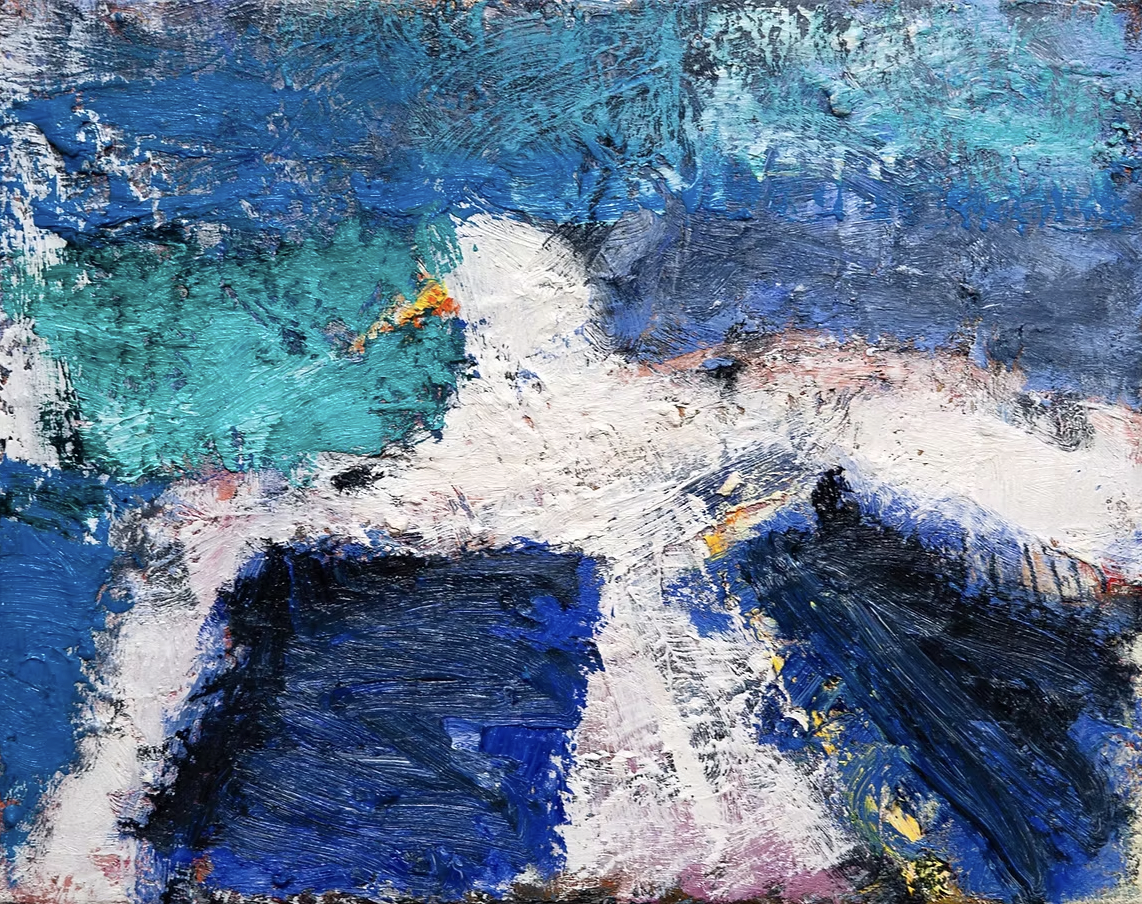 The Seagull, 2024-25. Oil on canvas, 40 x 50cm (private collection)