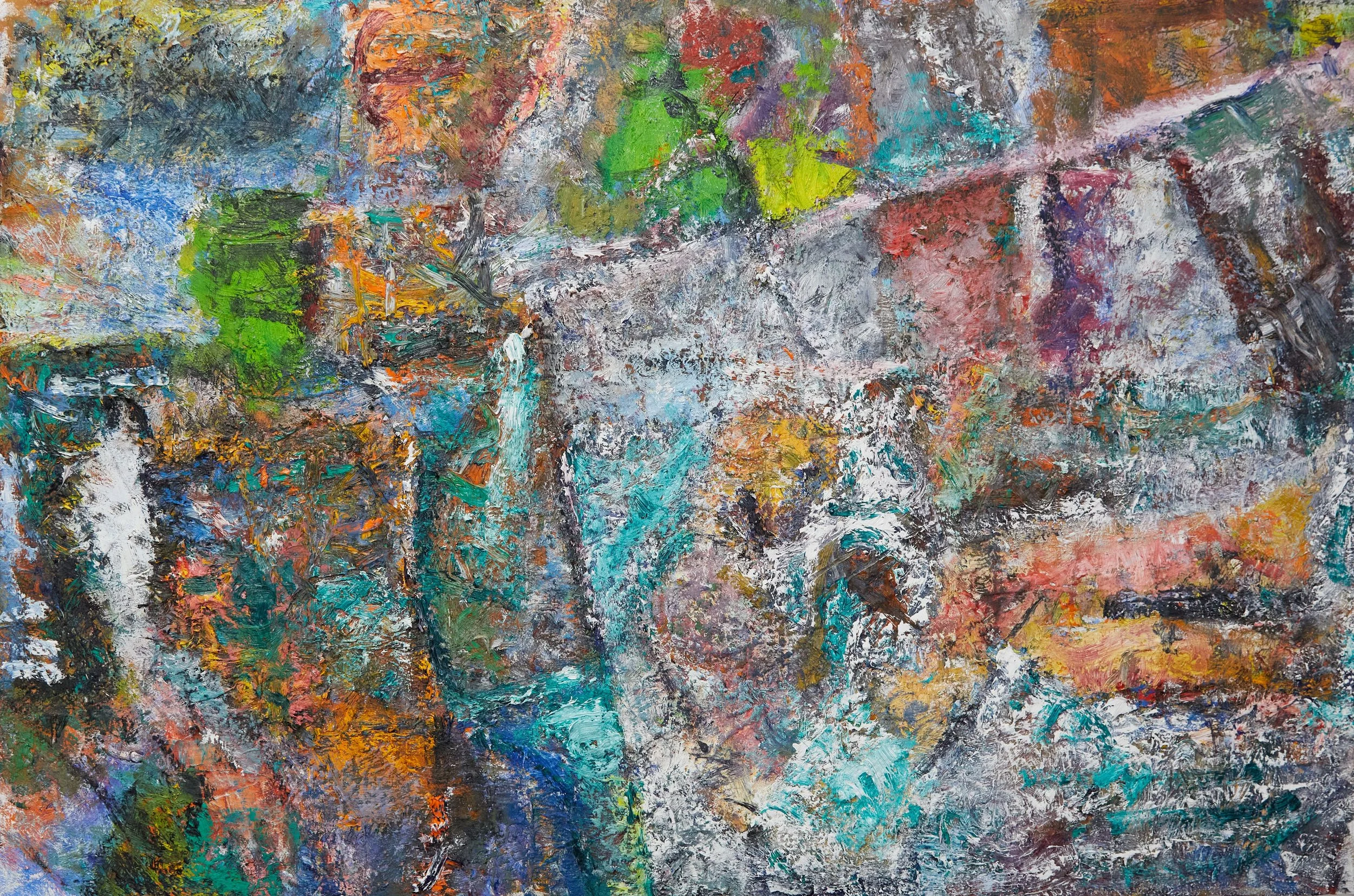 Ceremony, 2023-24. Oil on canvas, 100 x 150cm (private collection)