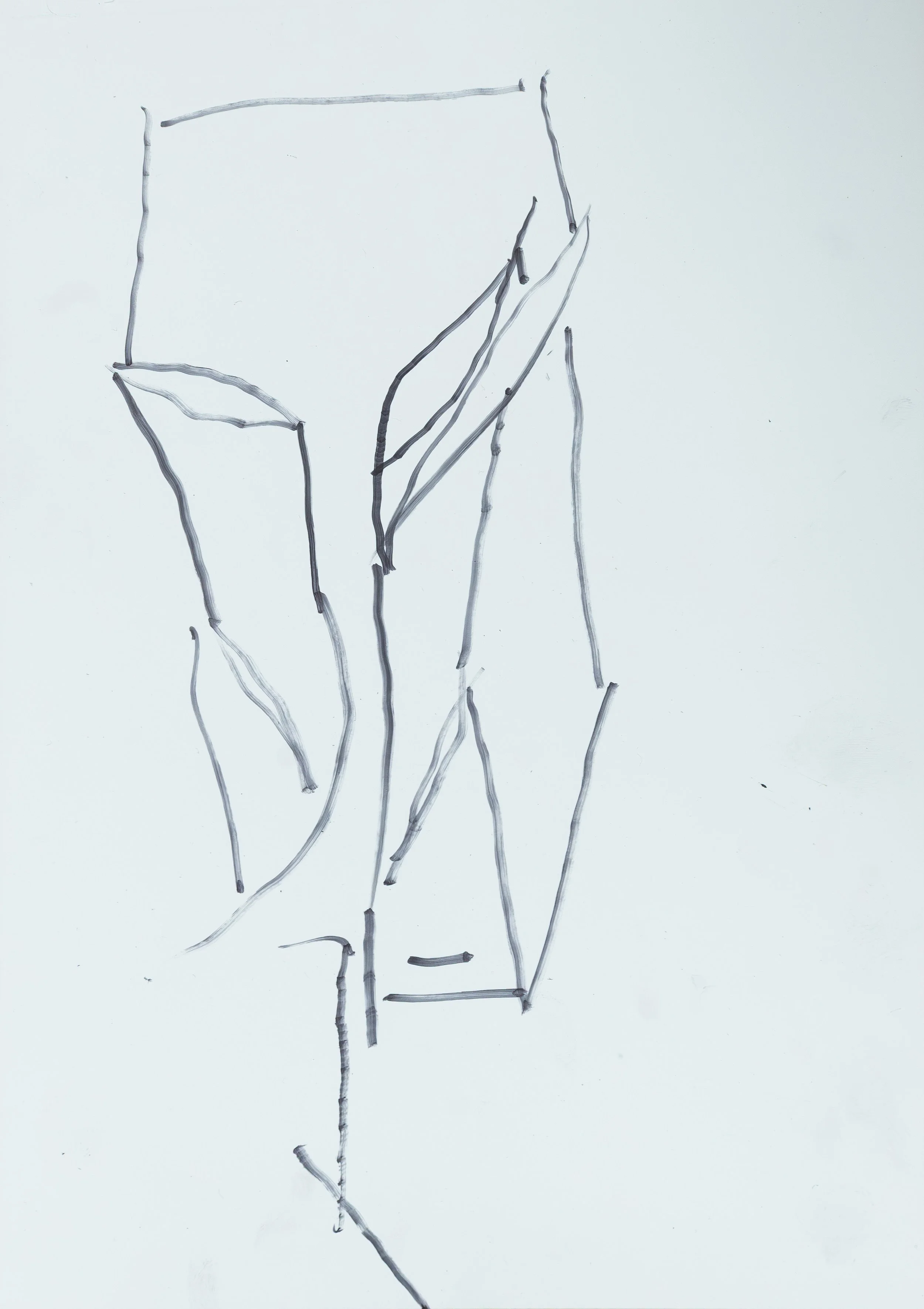 Likeness, 2026. Ink on yupo paper, A4
