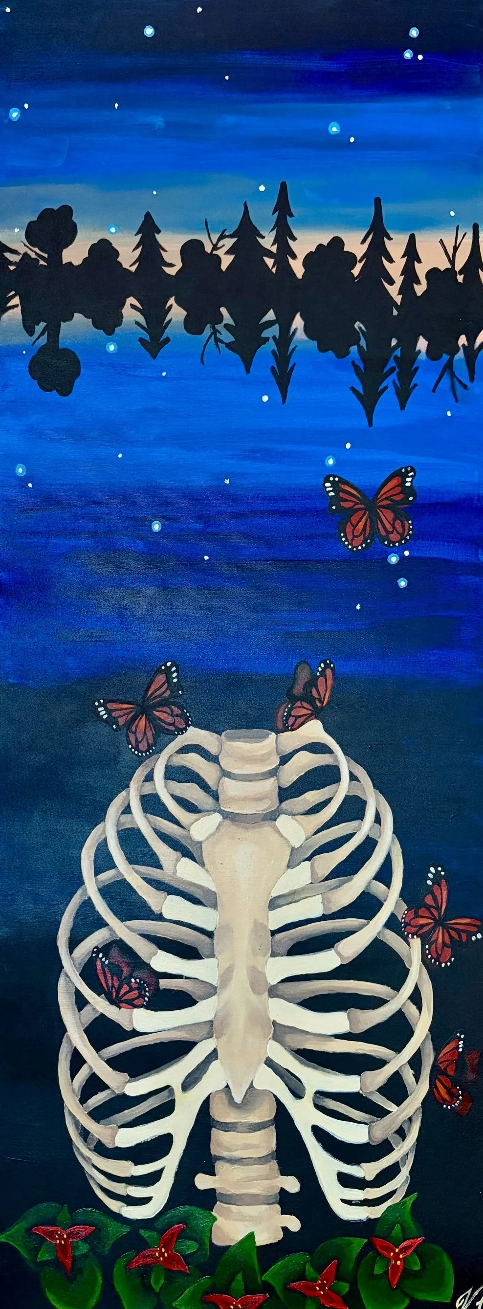 Cycle|
48 x 18 pouces|
Acrylique sur toile|
2026|
Disponible