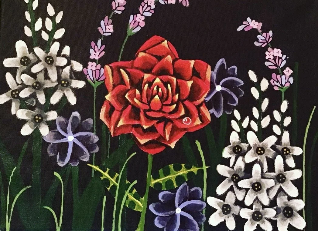 Jardin|
9 x 12 pouces|
Acrylique sur toile|
2023|
Collection privée