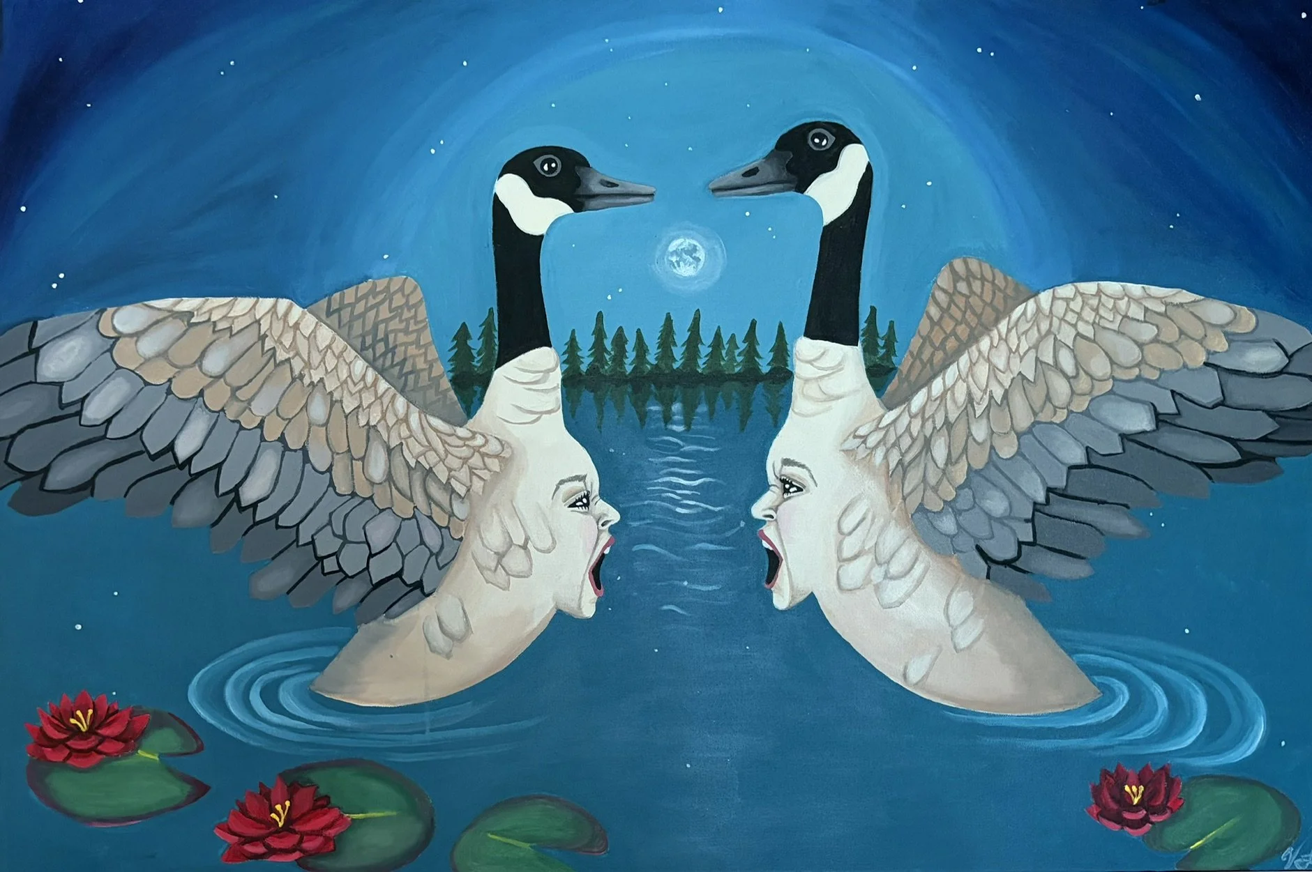 Dualité|
Acrylique sur toile|
31 x 47 pouces|
2026|
Disponible