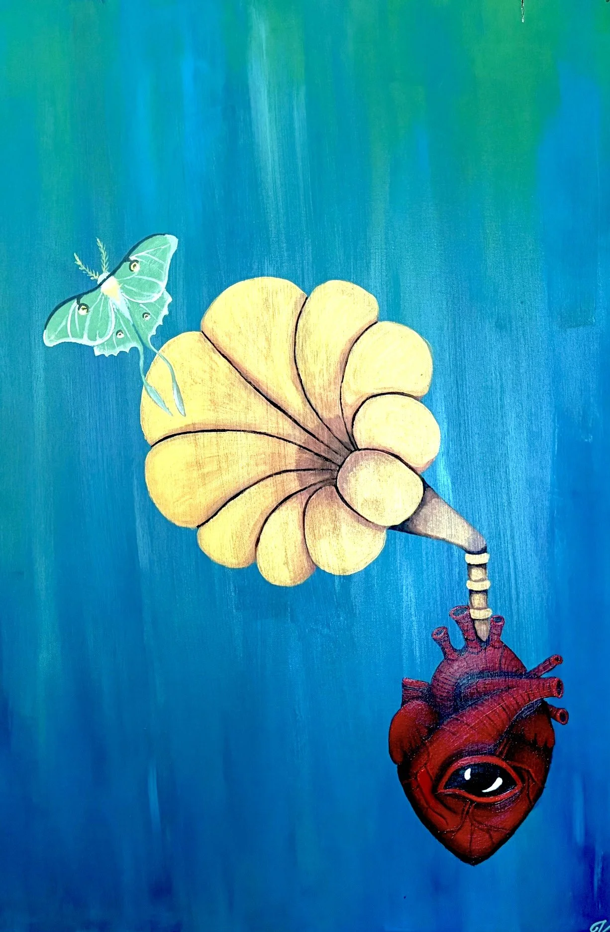 Métamorphose|
47 x 31 pouces|
Acrylique sur toile|
2025|
Collection privée