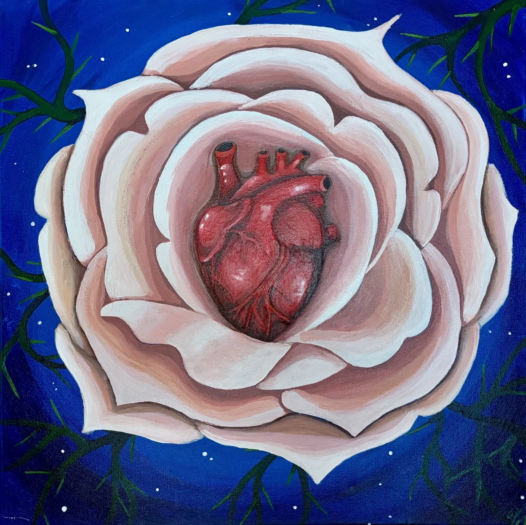 Sensible|
24 x 24 pouces|
Acrylique sur toile|
2026|
Disponible