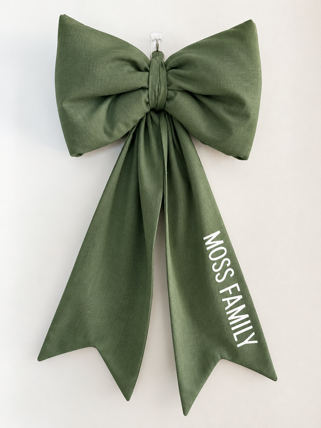 Personalised Christmas Door Bow