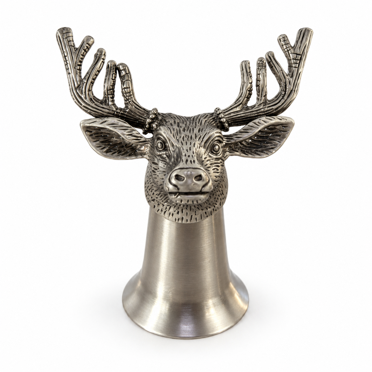 Jägermeister Stag Head Pewter & Stainless Steel Shot Glass / Jigger