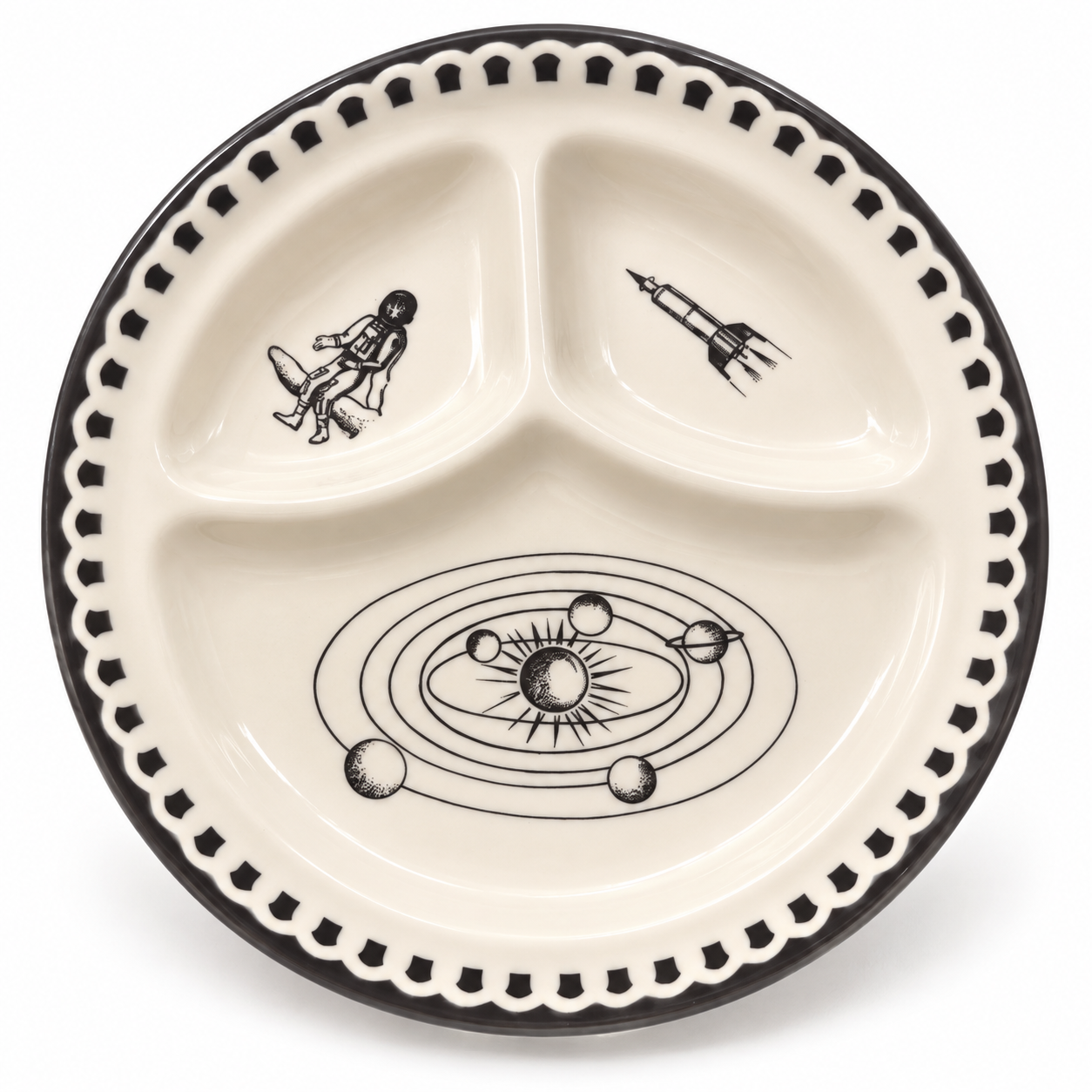 1977 Piccadilly “Satellite” Plate by Sterling China