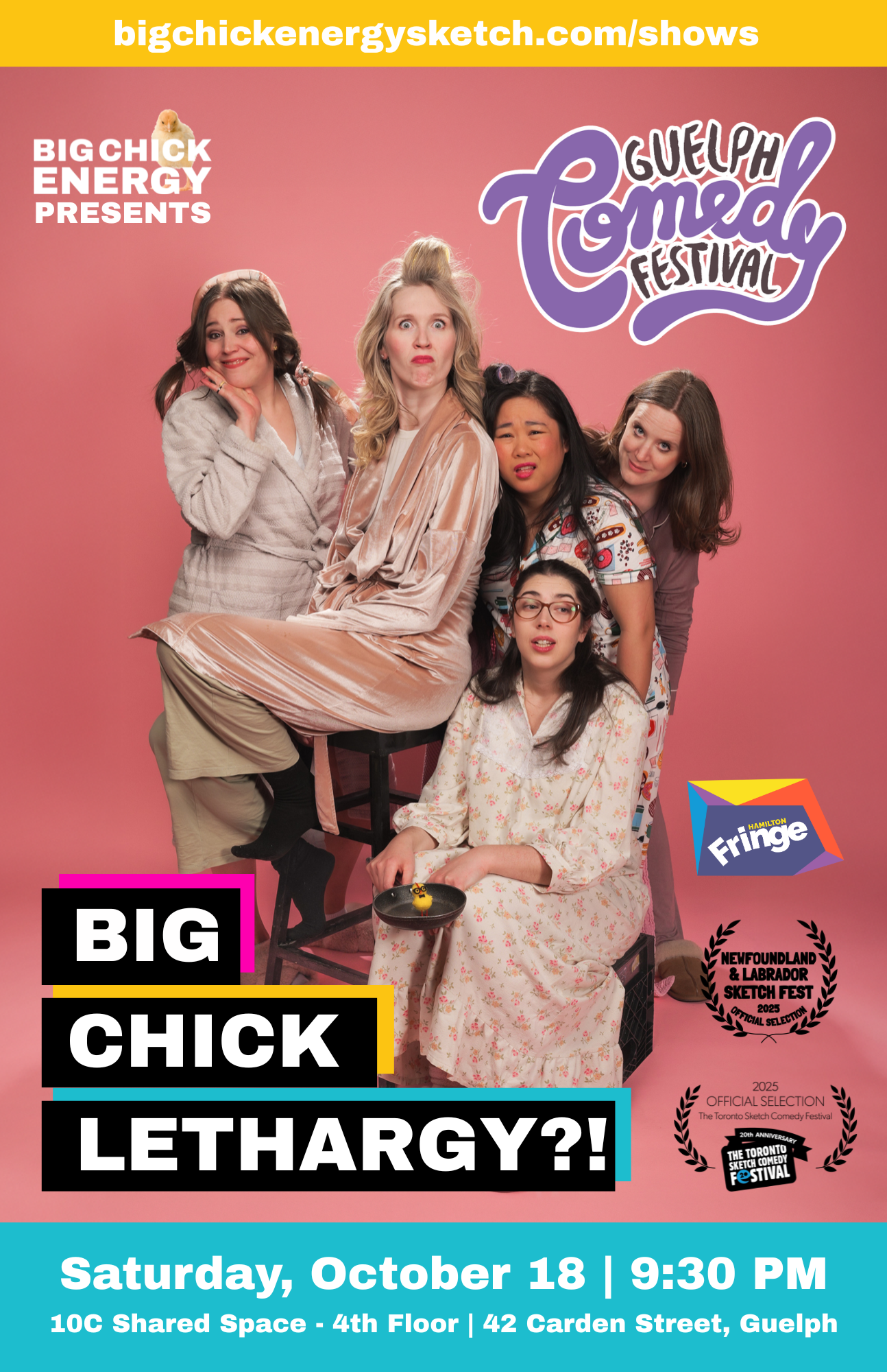 Big Chick Energy Presents: Big Chick Lethargy?! – October 18 9:30pm