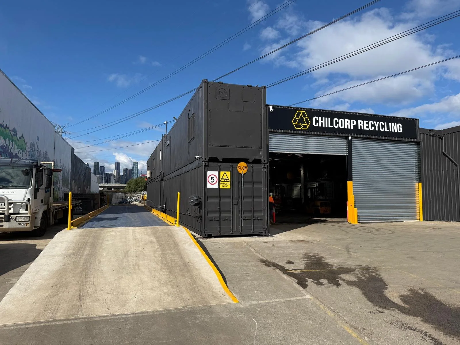 West Melbourne — open bay and weighbridge