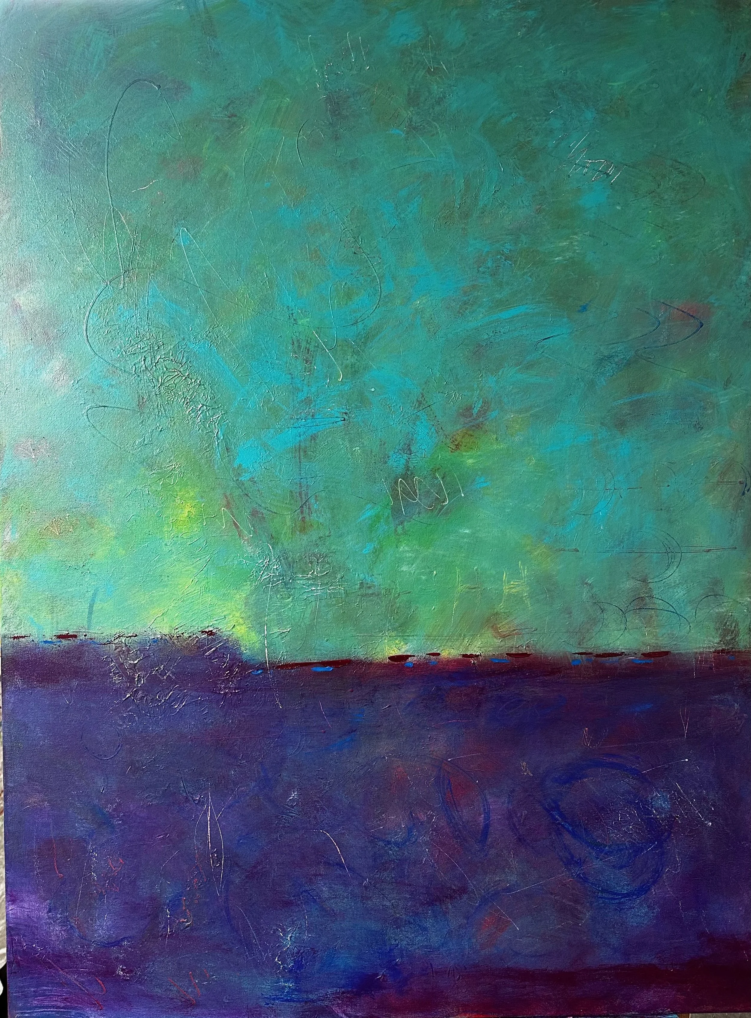 Planet Claire
36x48/Acrylic