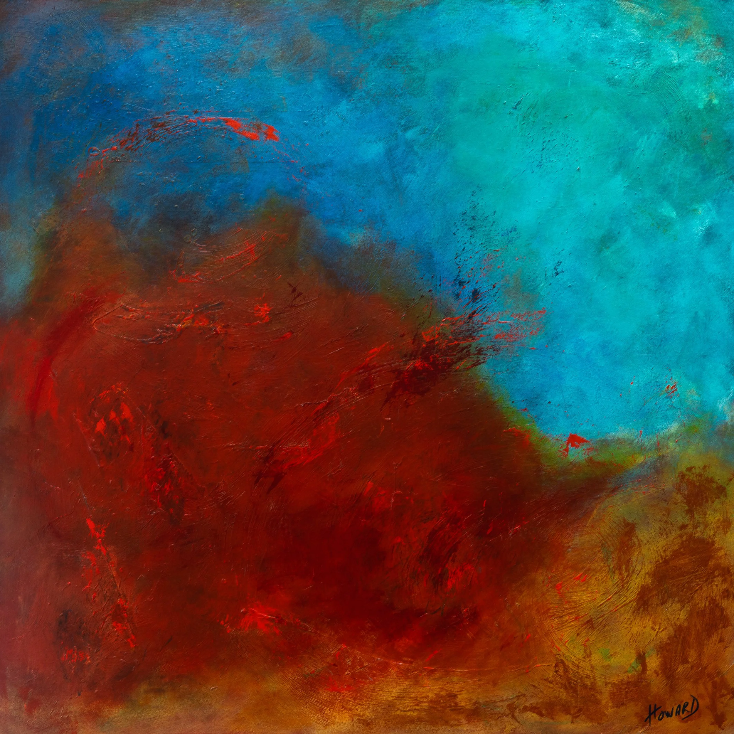 Kilauea 
48x48/Acrylic