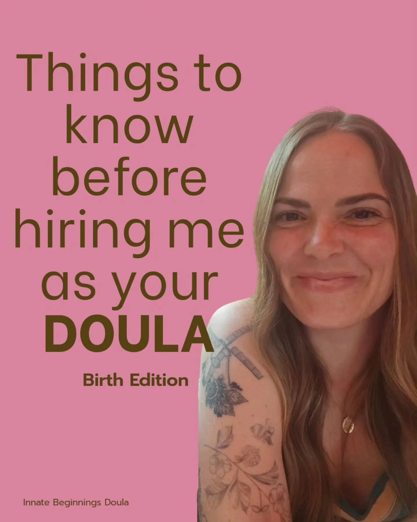A few things to know before inviting me into your birth space. 

I bring knowledge, compassion, an open mind, and no expectations of what your birth should look like.

I'd like to think I'm pretty good at reading a room (and the vibes). I know when t