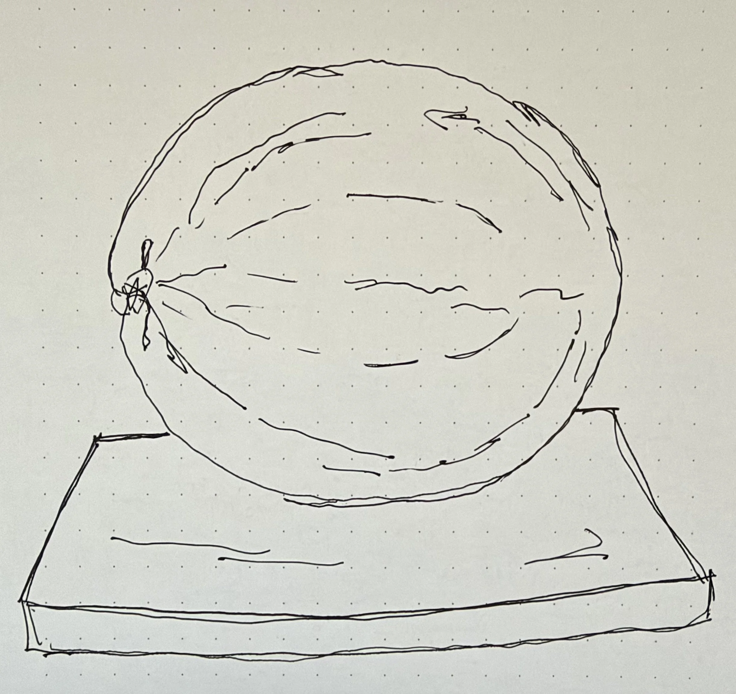 Watermelon on a cutting board