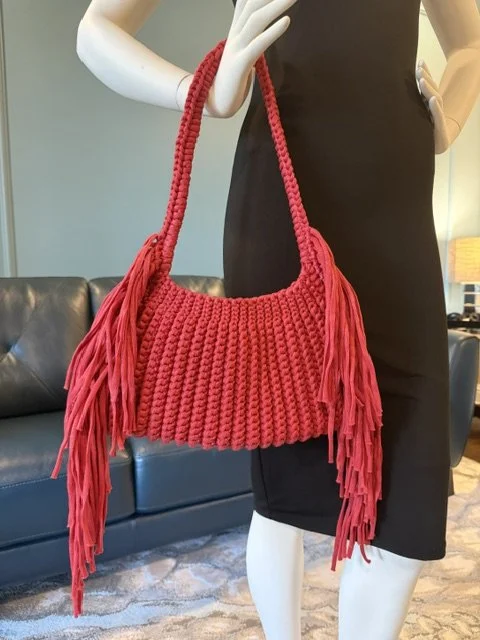 Red Fringe Bag