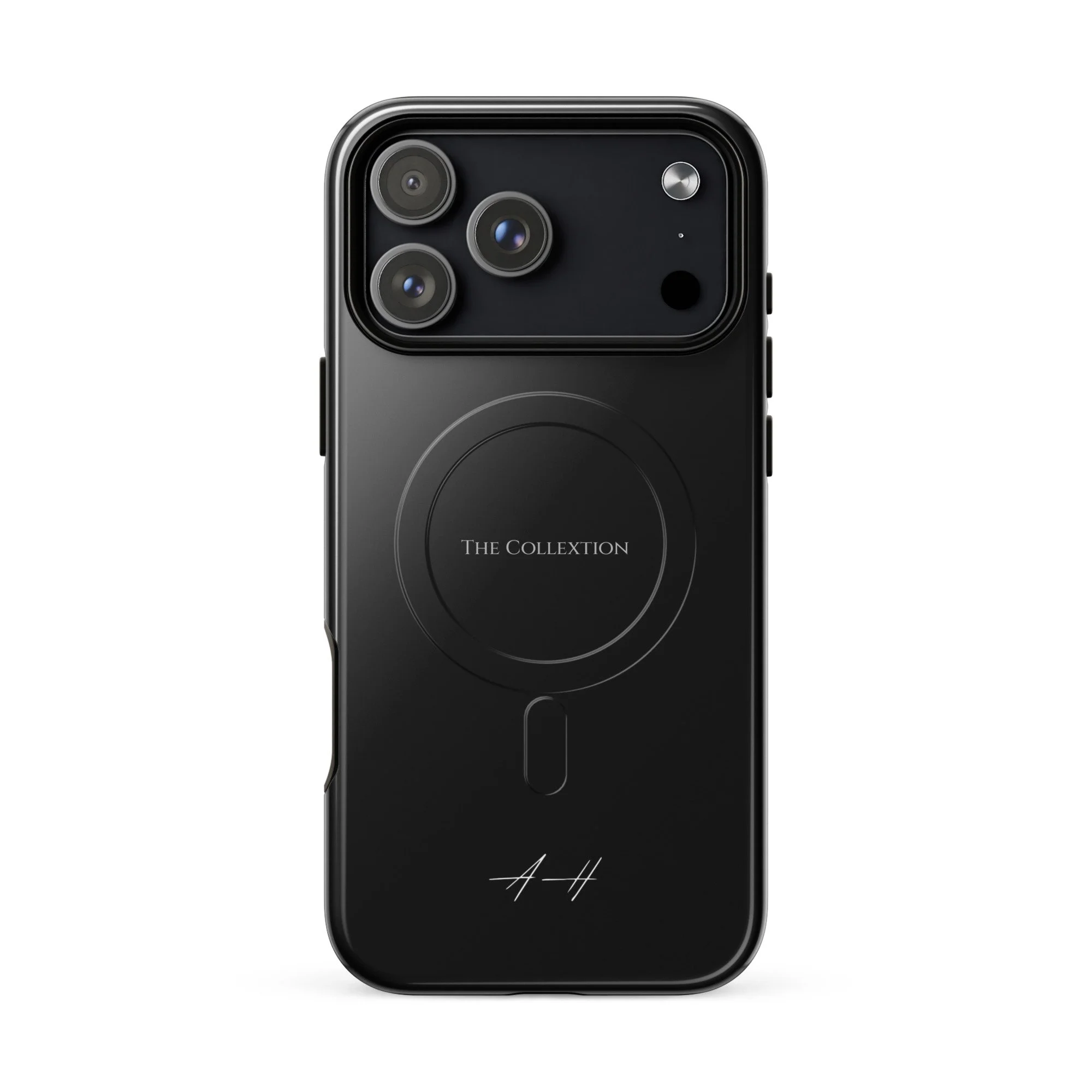 Black Signature iPhone Case