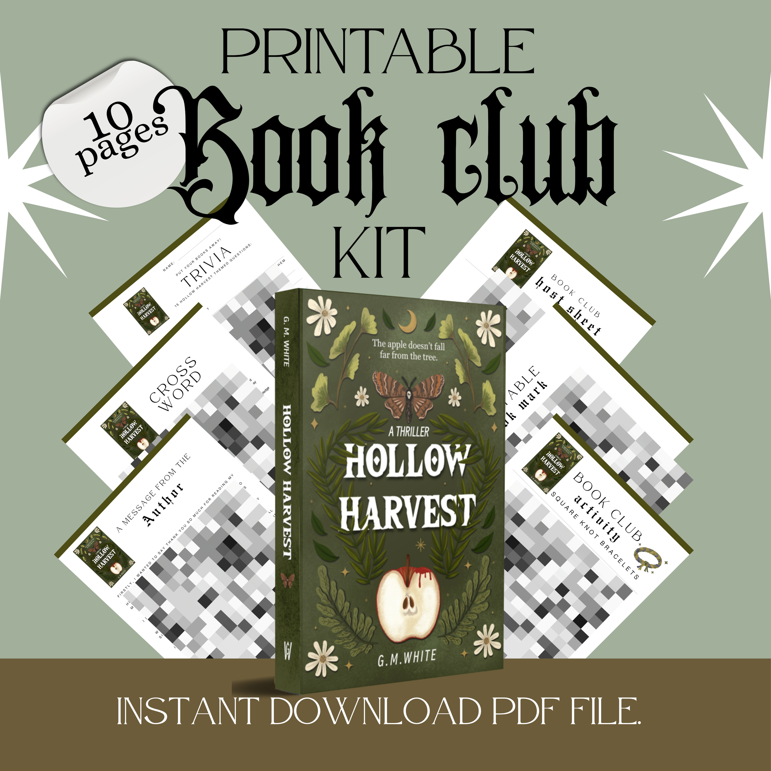 Hollow Harvest book club kit