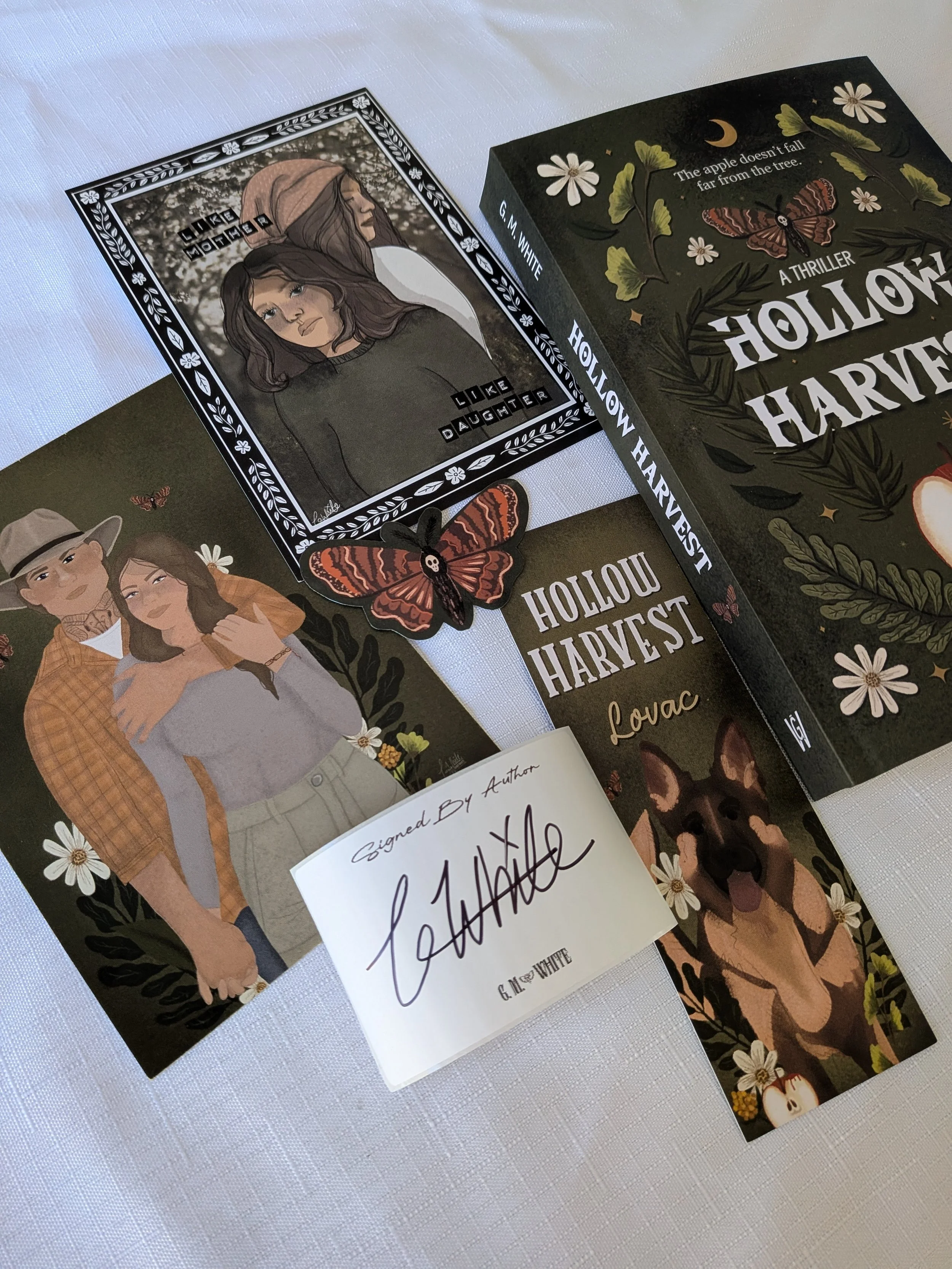 Hollow Harvest signed paperback