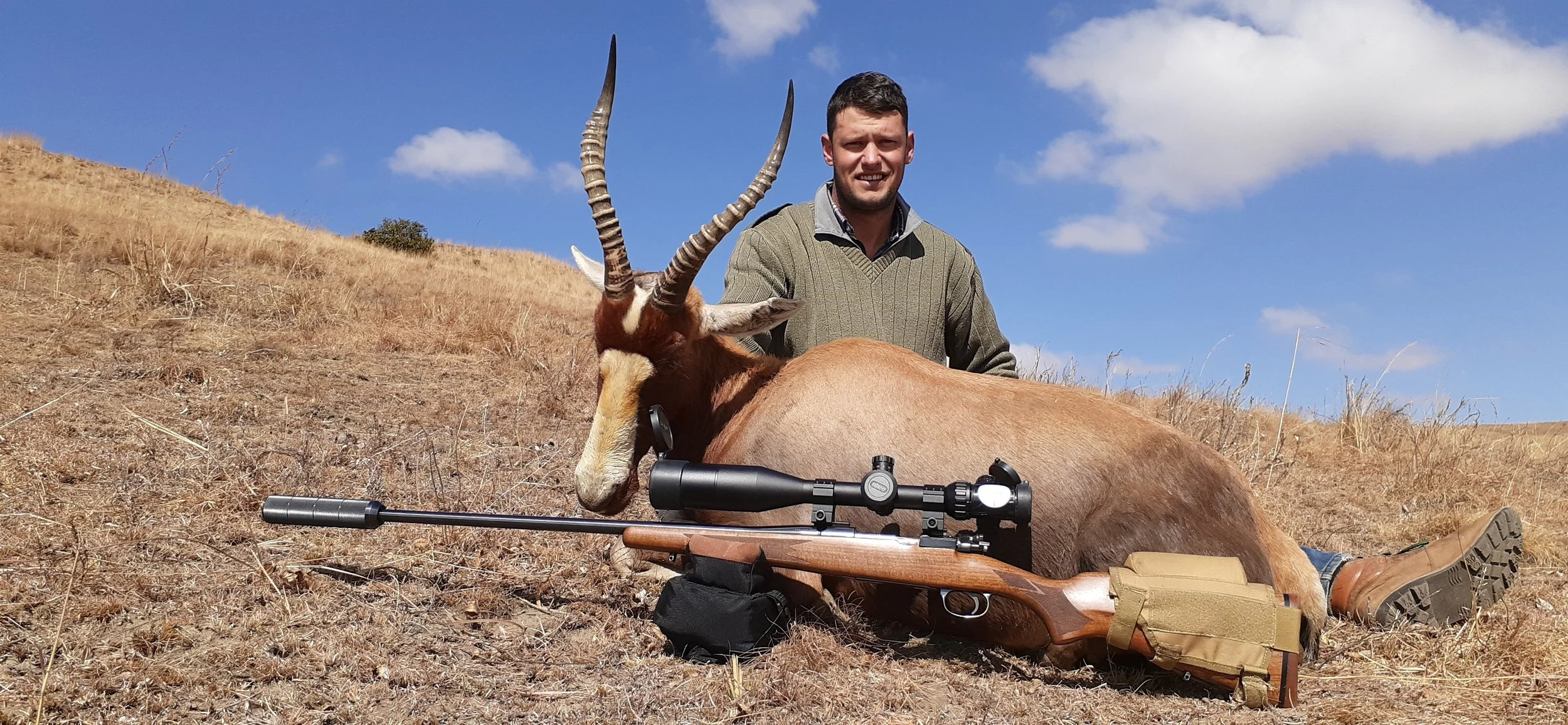 Blesbok ram taken in the Highveld with a 243 win Mag