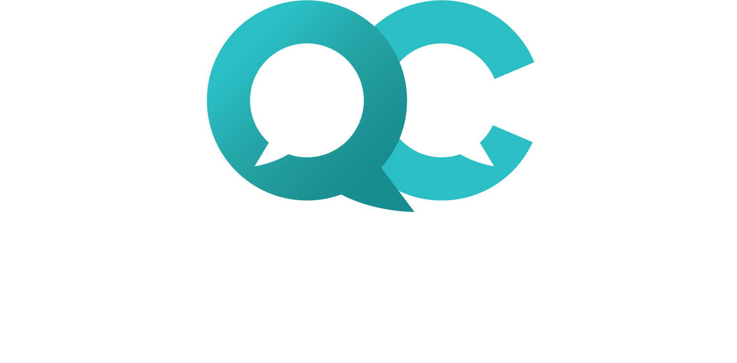 Q Consultancy Logo features a teal Q and C