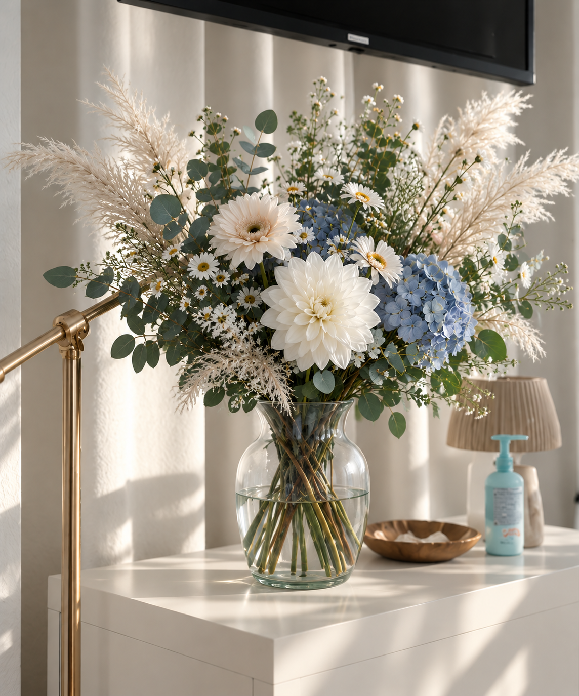 Bouquet de fleurs au cabinet de sages-femmes Bellahcene à Champigny-sur-Marne