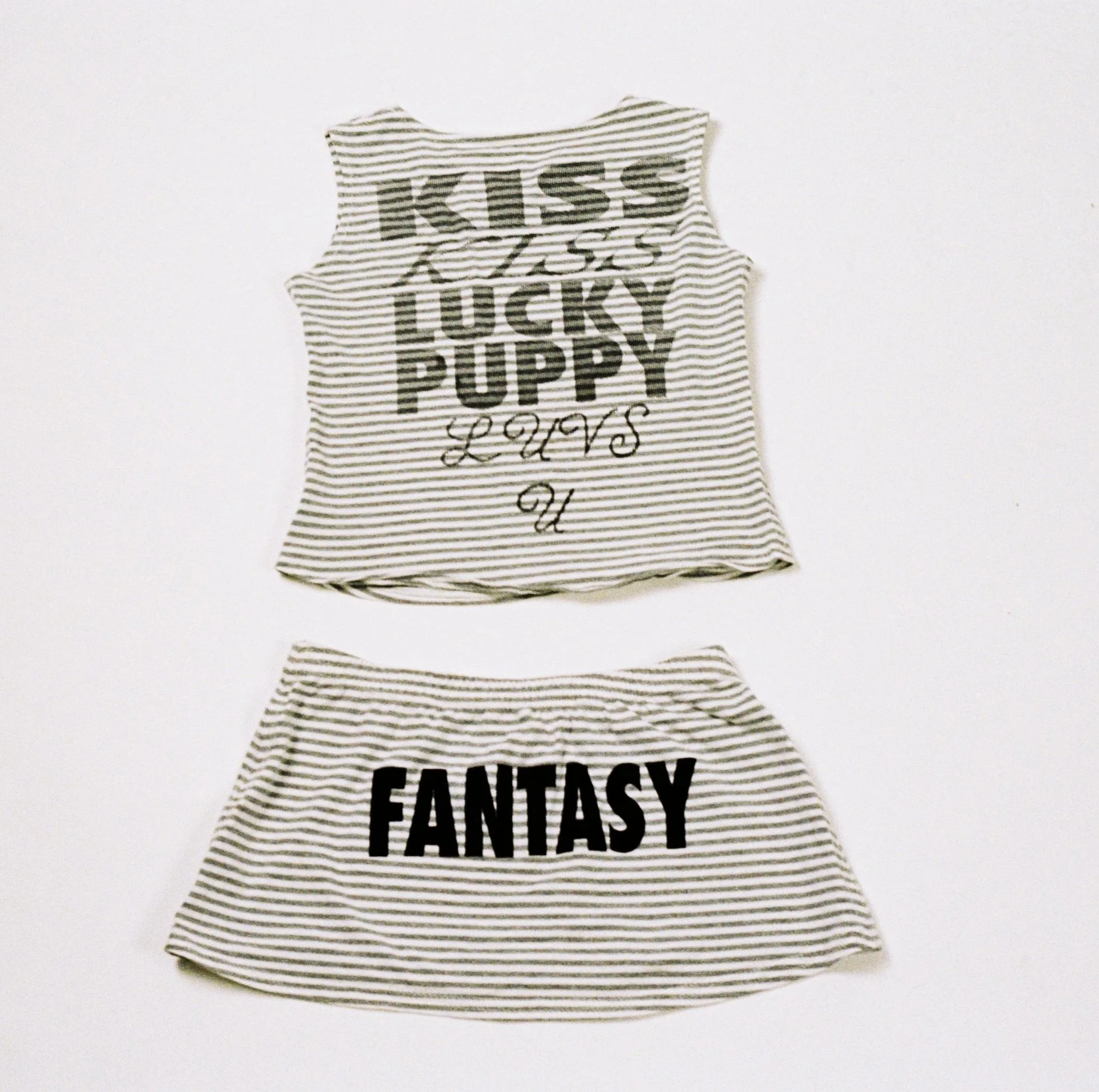 LUCKY PUPPY LOGO FANTASY TANK AND MINI SKIRT SET SAMPLE 2026 (BACK)