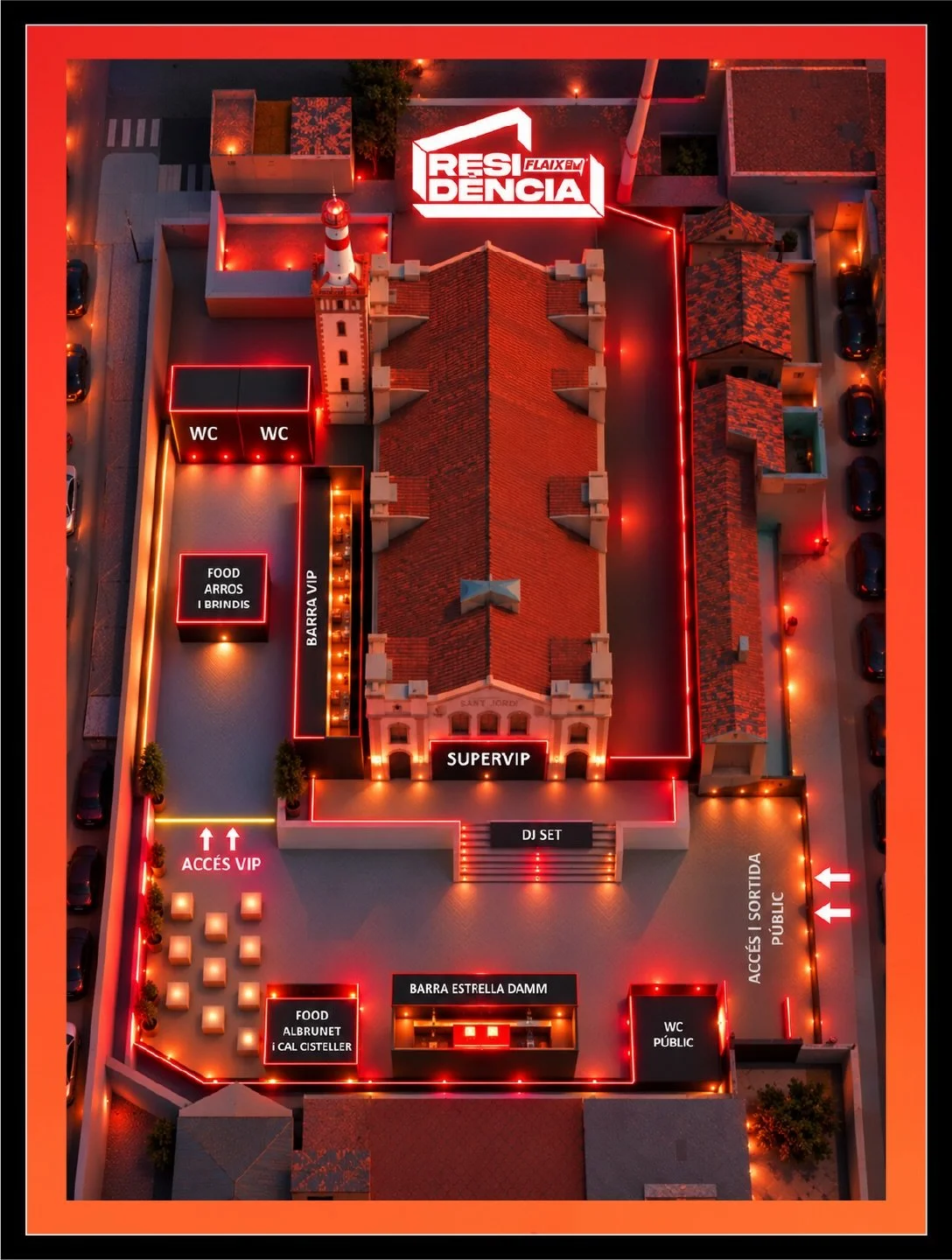 Ja tenim tot l&rsquo;espai a punt per rebre-us 🏠🔥

Aquest cap de setmana, l&rsquo;antiga Farinera de Vic es transforma en RESID&Egrave;NCIA FLAIX: DJ sets, zona VIP, barres i propostes gastron&ograve;miques perqu&egrave; no us falti de res mentre g
