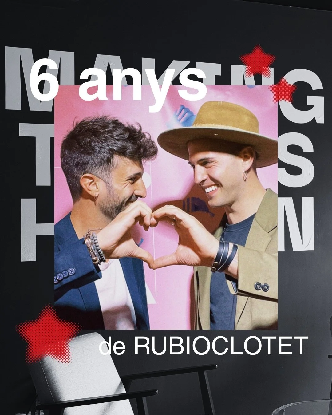 6 anys ja. Qui ho havia de dir.

Sis anys fent, desfent, pensant i repensant per&ograve; sobretot, fent que passin coses.

Amb projectes que ens han fet cr&eacute;ixer, idees que ens han tret de la zona de confort i gent que ha fet que tot plegat val