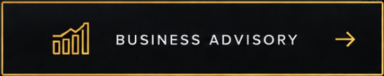 Business advisory sign with upward graph icon on black background