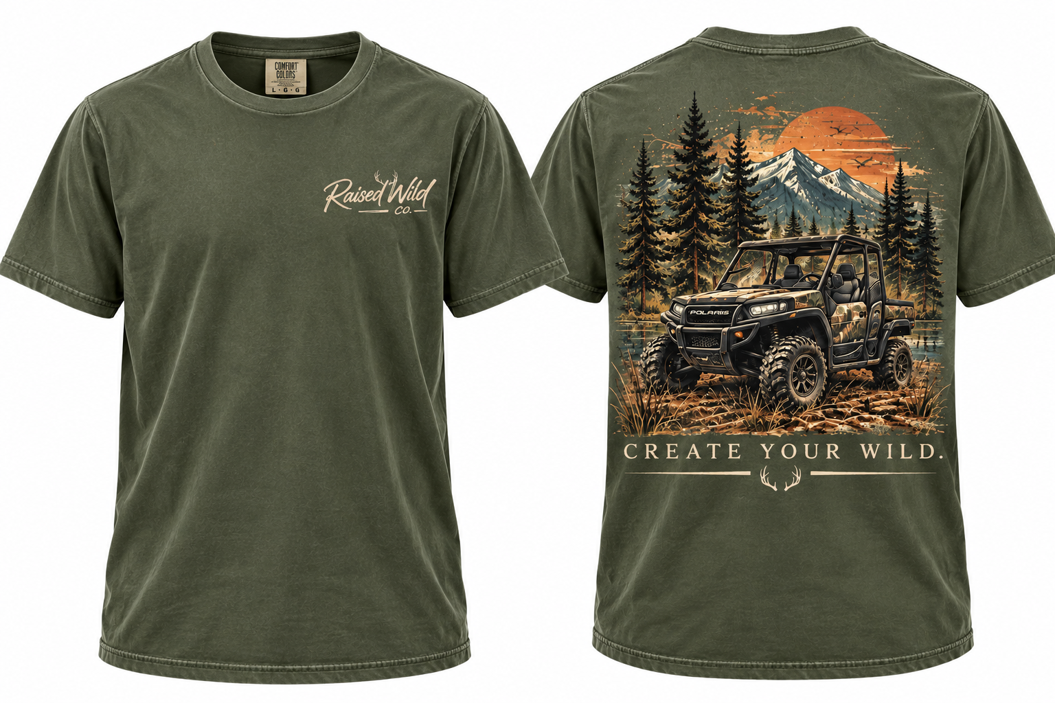Olive Wilderness T-Shirt Mockup.png