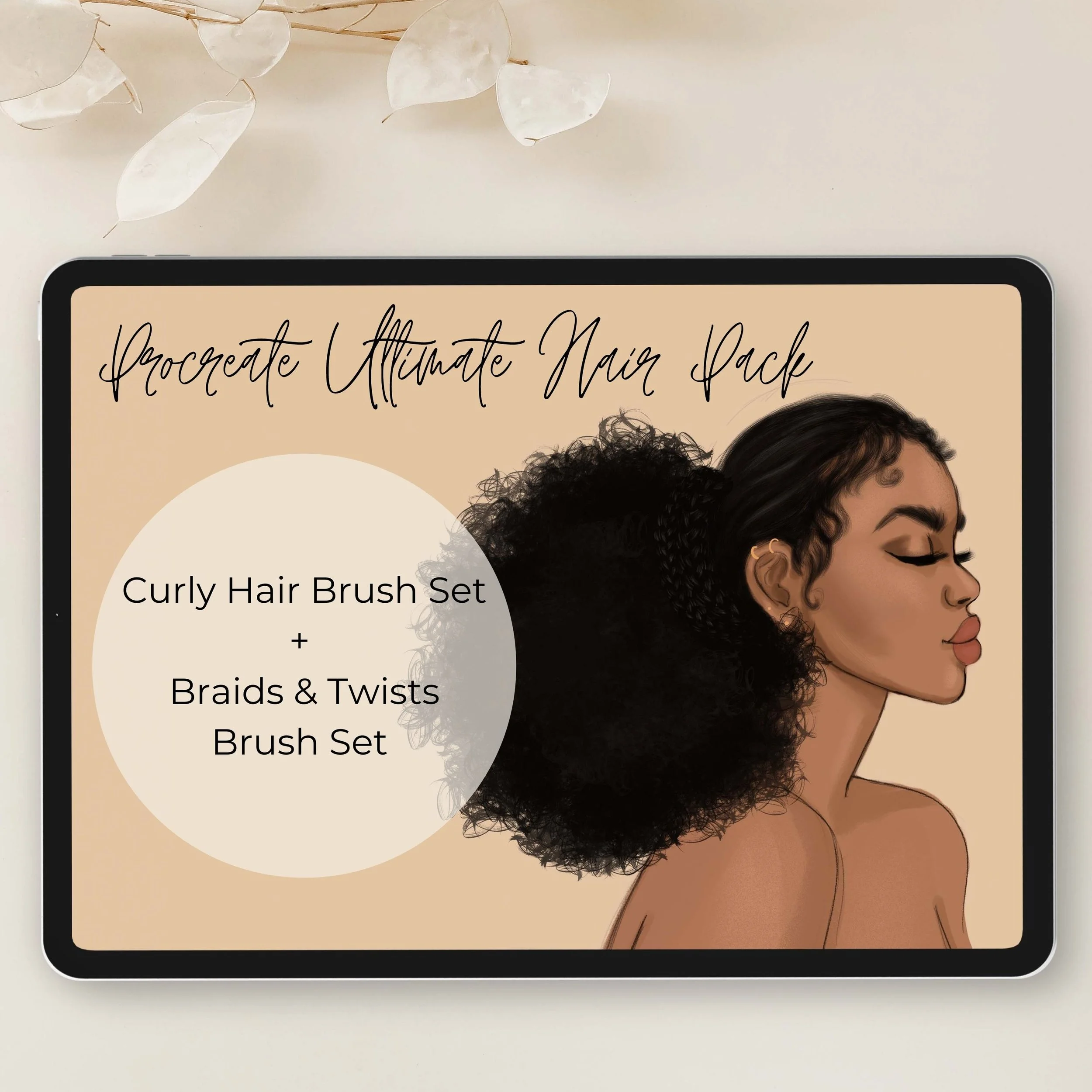 Ultimate Procreate Hair Brush Bundle Pack | Digital Download