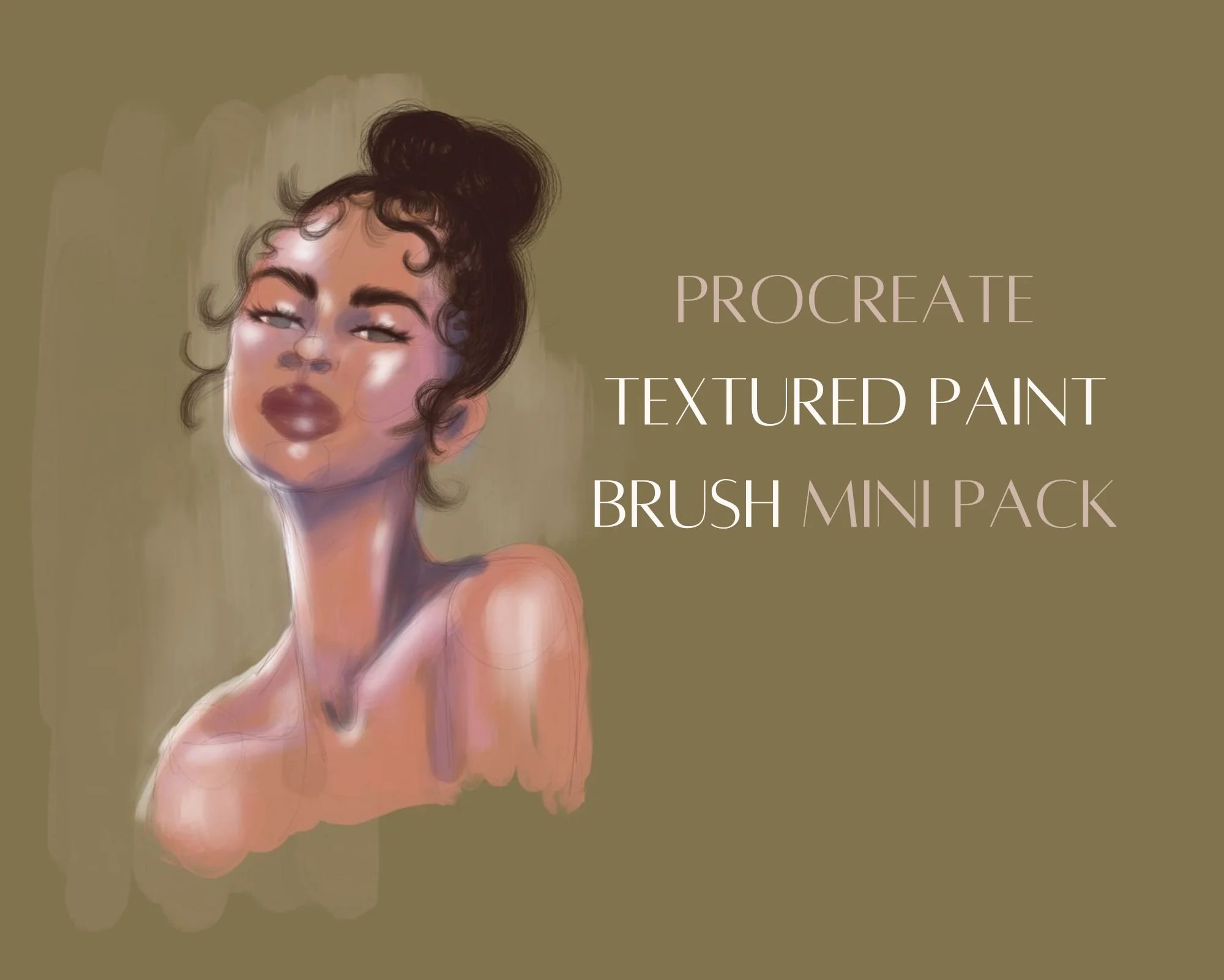 Procreate Textured Paint Brush Mini Pack | Digital Download