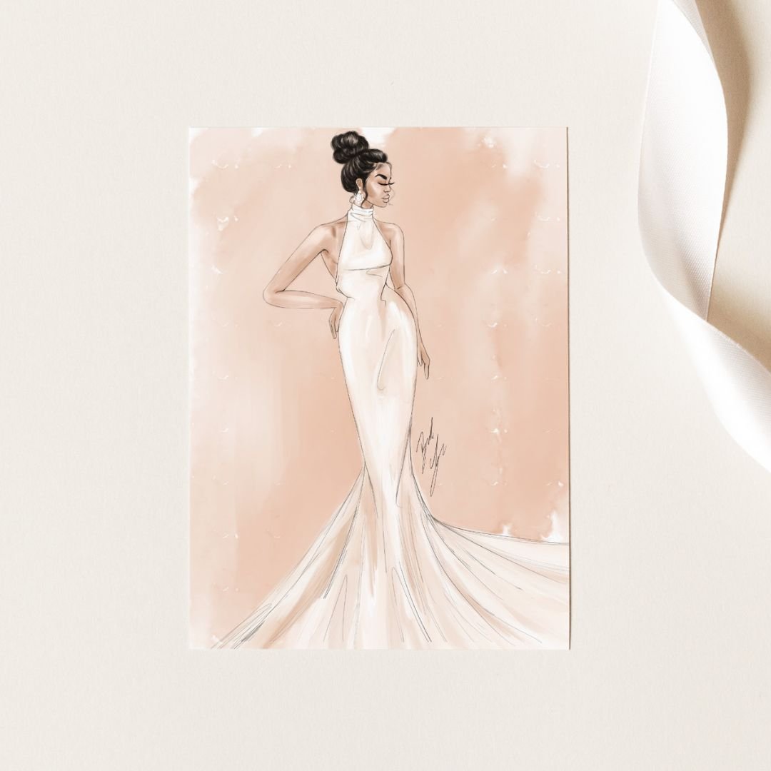 BAC Bridal Blushing Bride- Brooke Ashley Collection Art Print.jpg