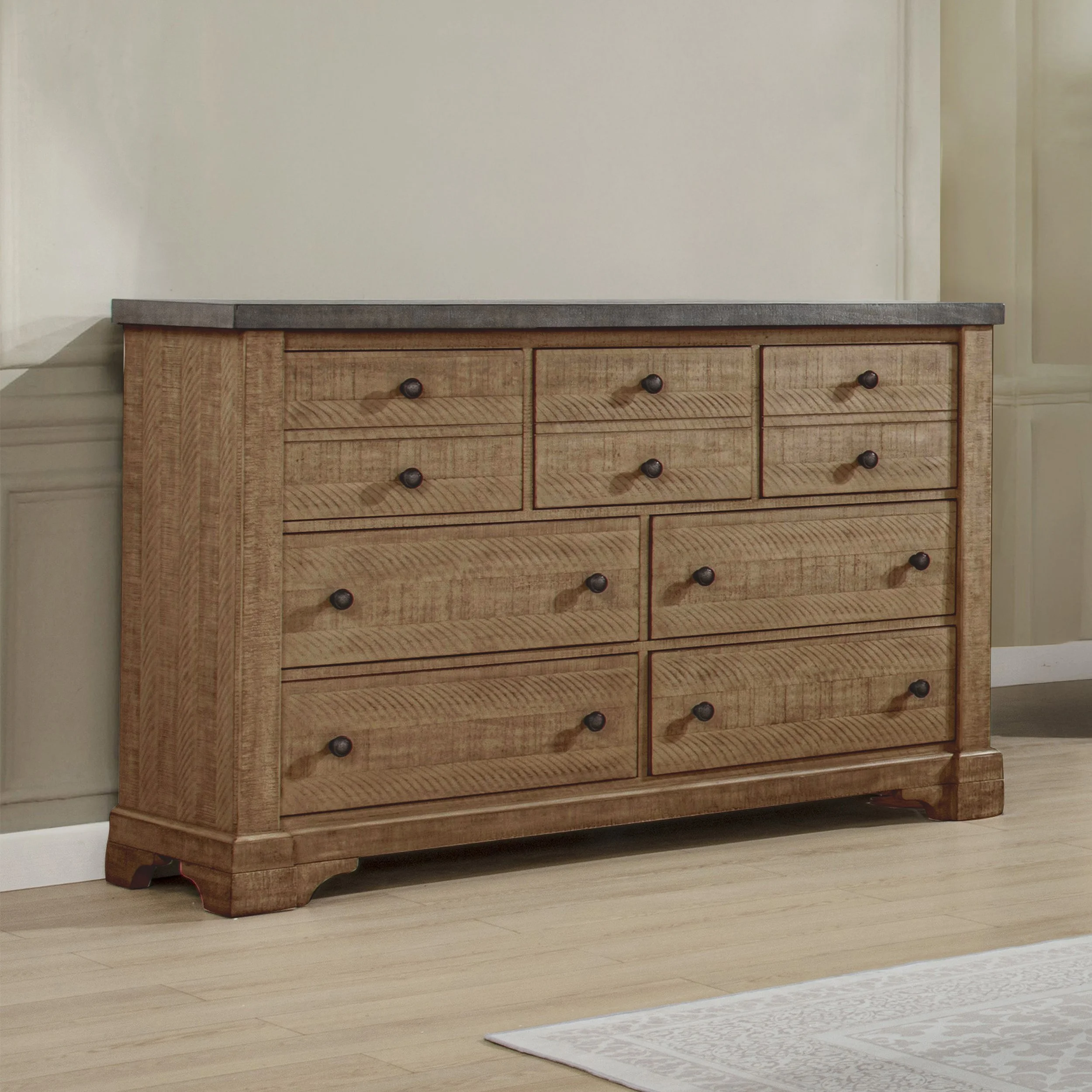 AUGUSTA DRESSER-RUSTIC BROWN