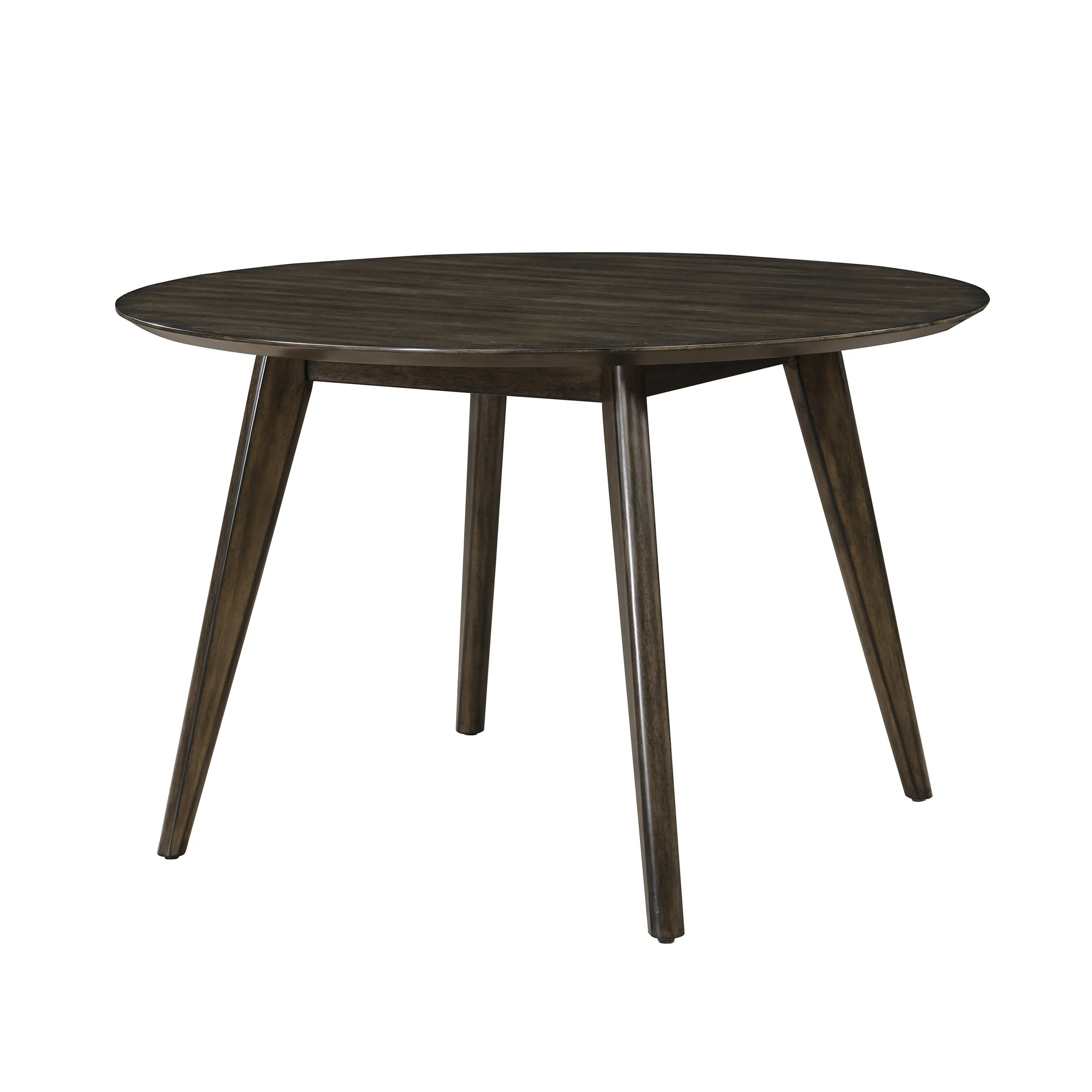 REX 48" ROUND DINING TABLE-WALNUT