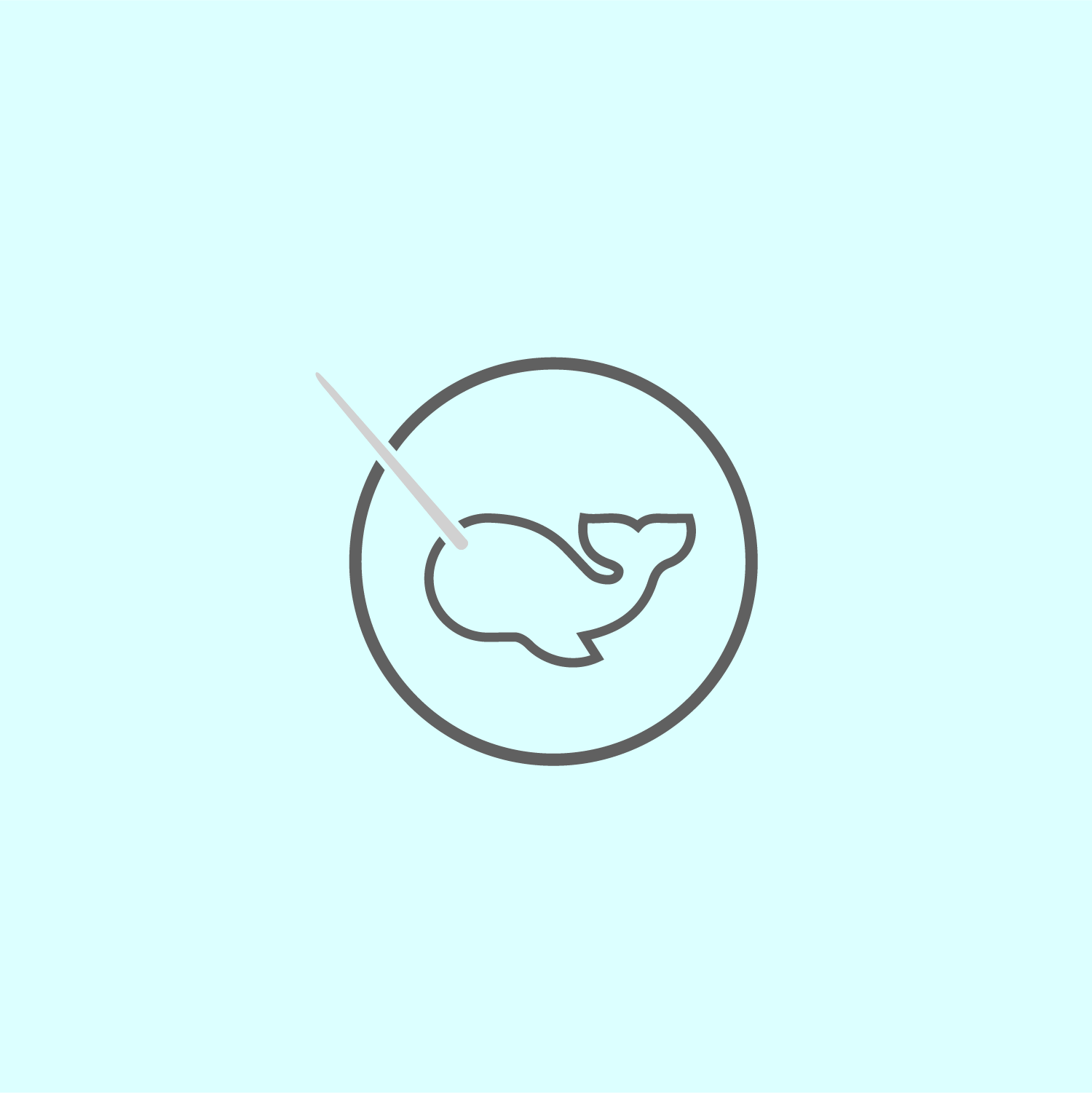 A warning icon depicting a whale with a line crossing through it, indicating no whales allowed.