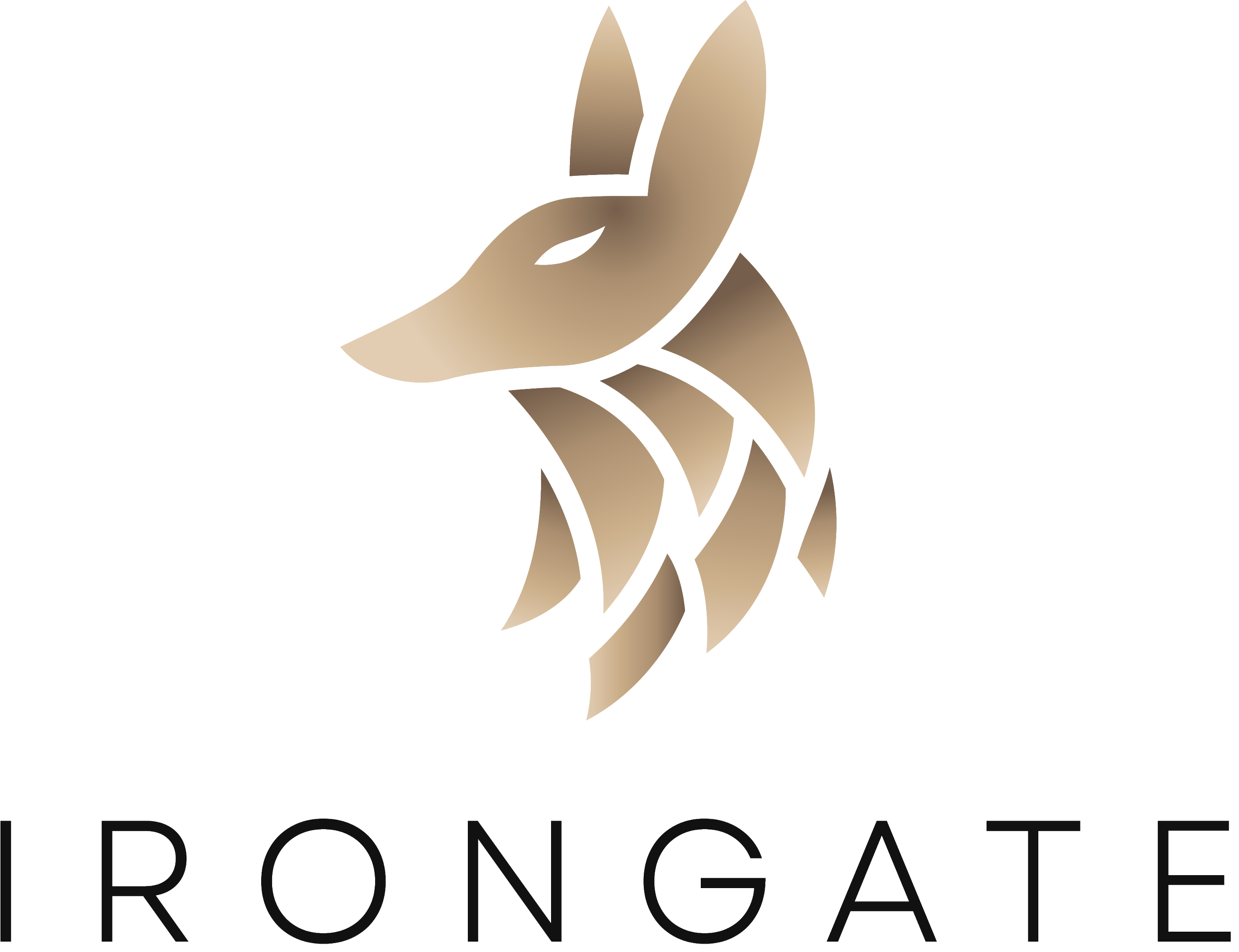 Logo with a stylized fox head and the text 'RONGATE' beneath it.