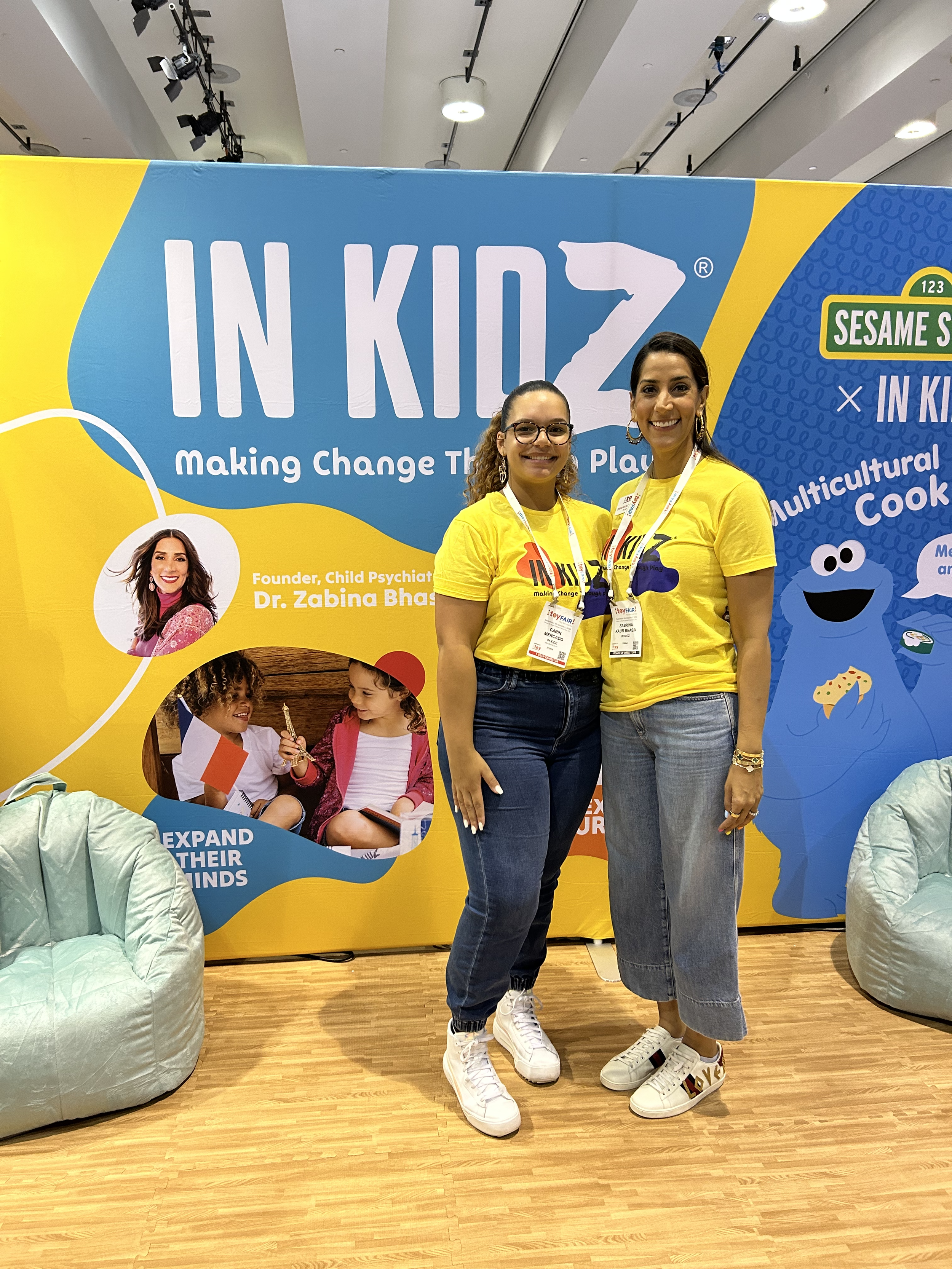 In KidZ Co Booth at Toy Fair, New York City 