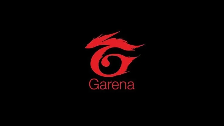 Red Garena logo with a stylized dragon on a black background, and the word 'Garena' underneath.