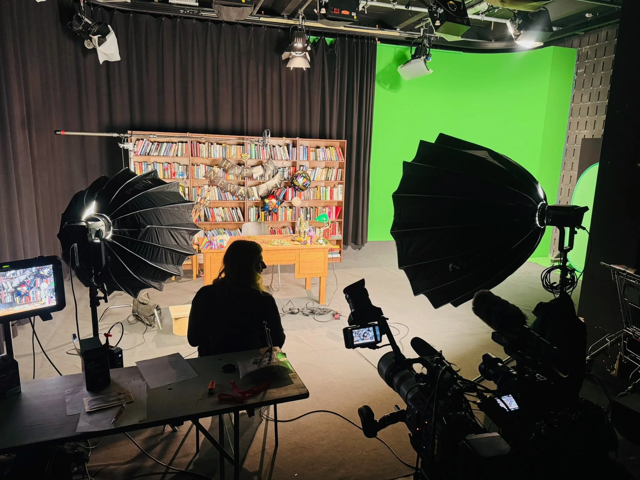 TwoShoot beim Studiodrehtag für TV Total Einspieler — Sony FX9, Greenscreen und professionelles Licht-Setup — Filmproduktion Köln