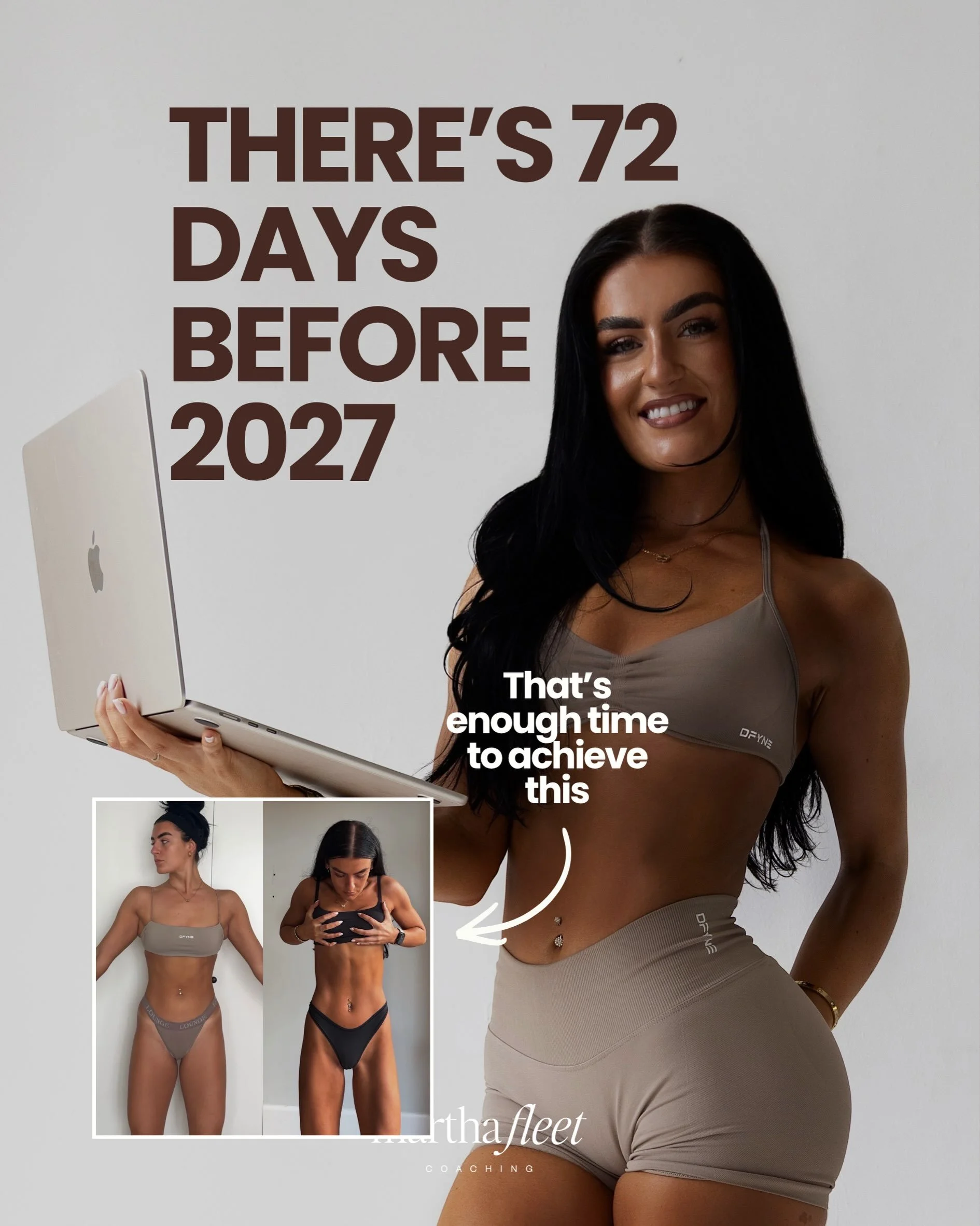 72 DAY TO LOCK THE F IN 🤌🏽❤️&zwj;🔥🔒

Start this week and by January 1st you&rsquo;ll already be 10 weeks deep into your transformation📆

There is no perfect time. 
There is no quiet time. 
There is no better time. 

You just need to start. 

App