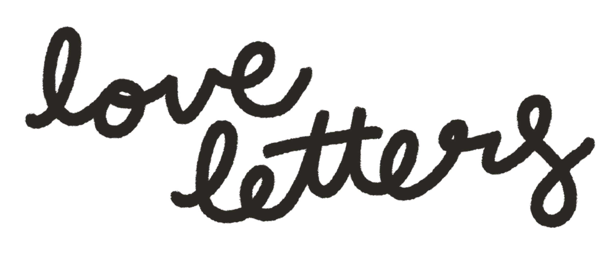 The phrase "love & detach" written in a casual, handwritten style