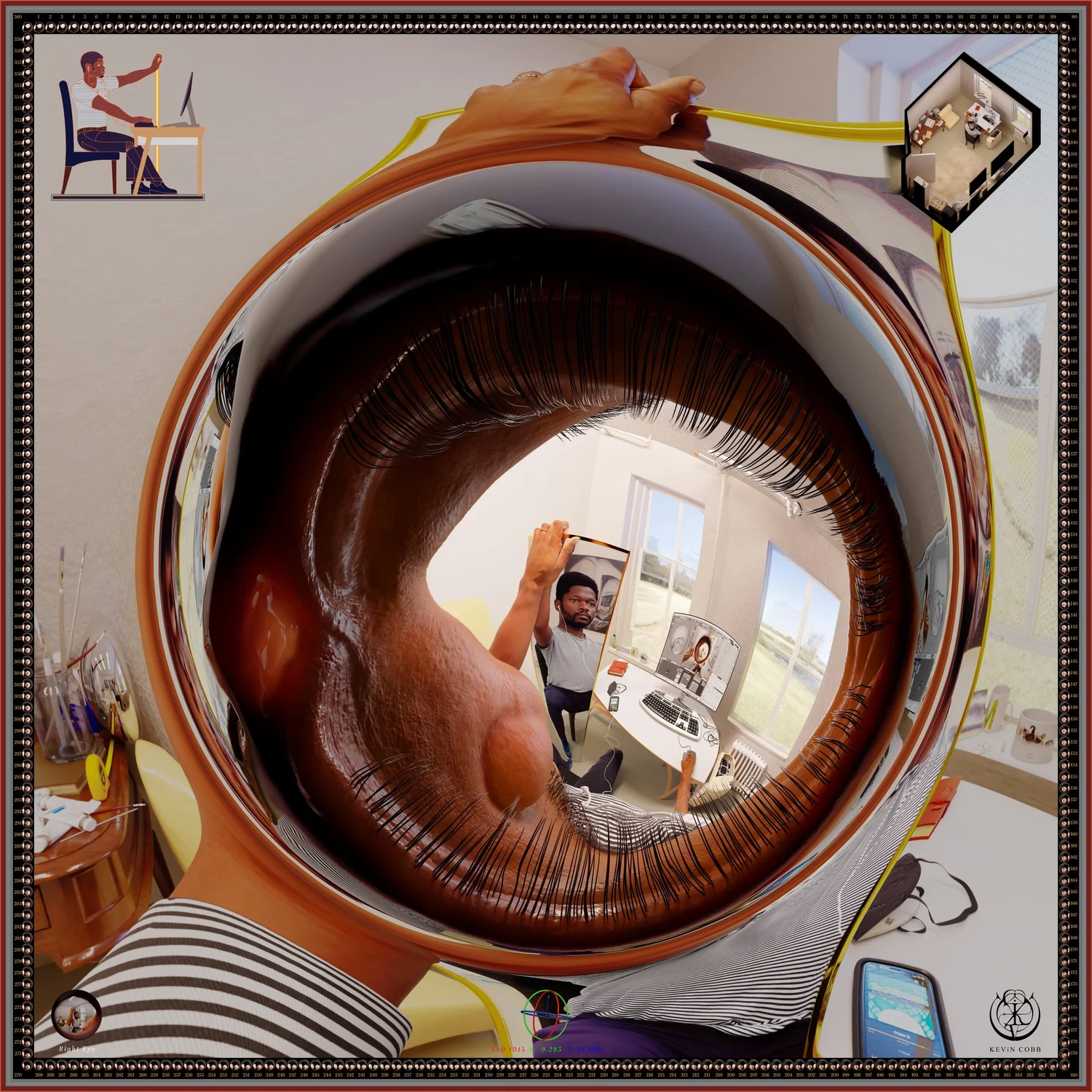 Ekstasis — Digital image, 3D modeling and compositing