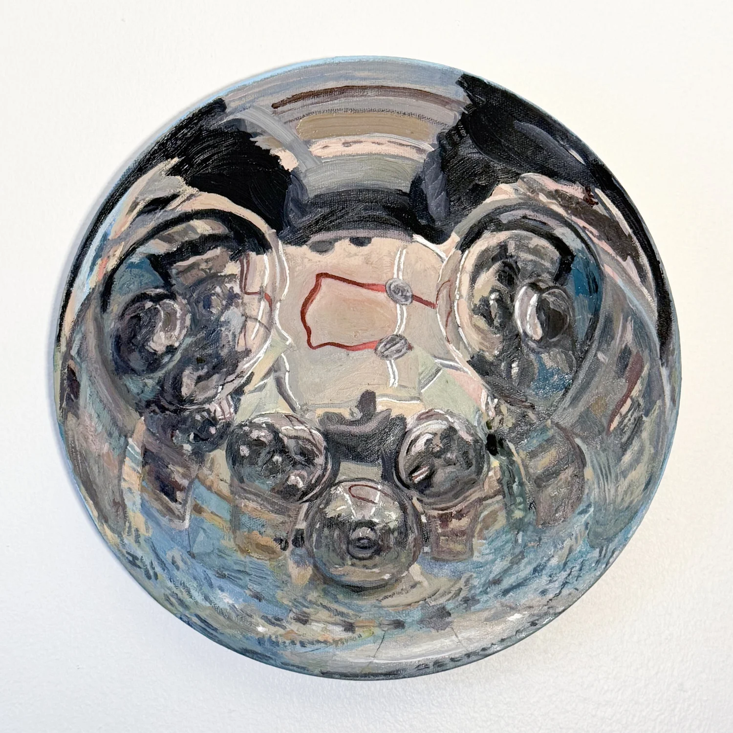 Host of Heaven, 2025 — Oil on canvas, 10 in. diameter tondo