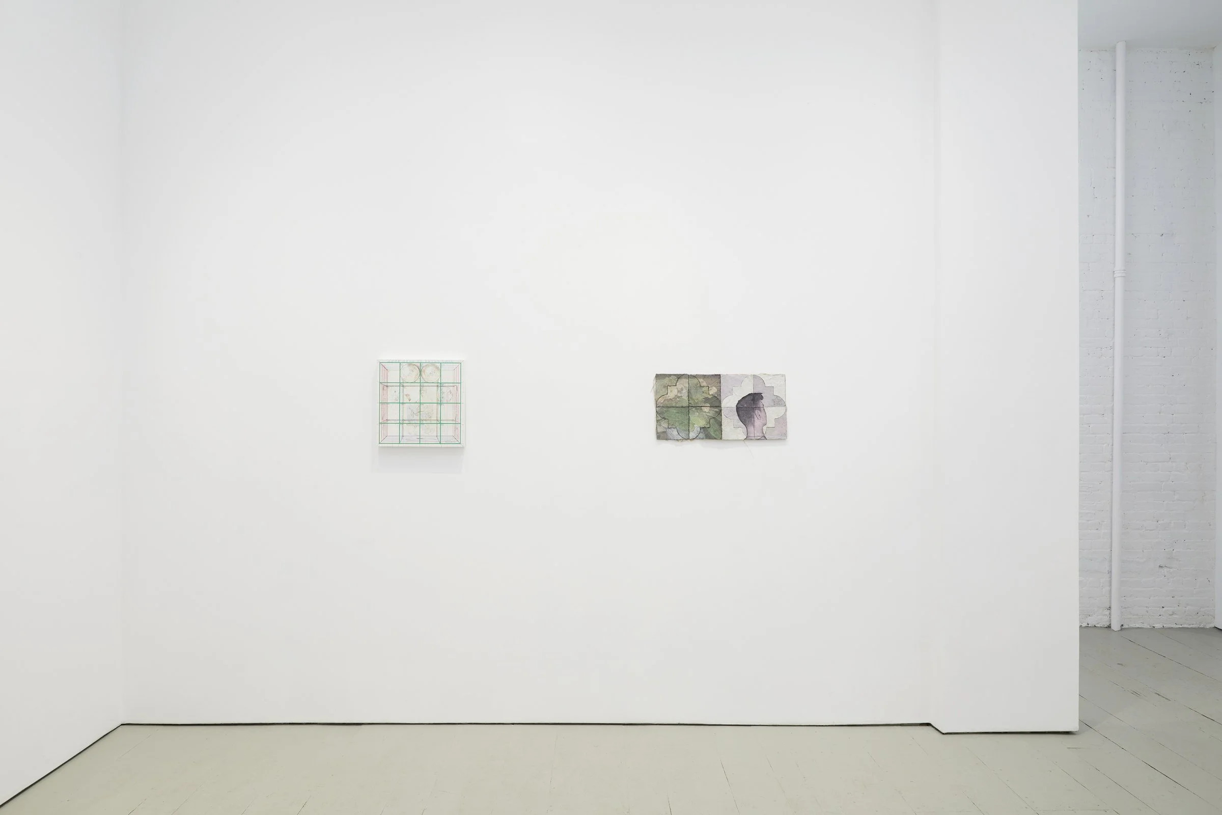 LOOK HERE TO ENTER THIS — in the exhibition